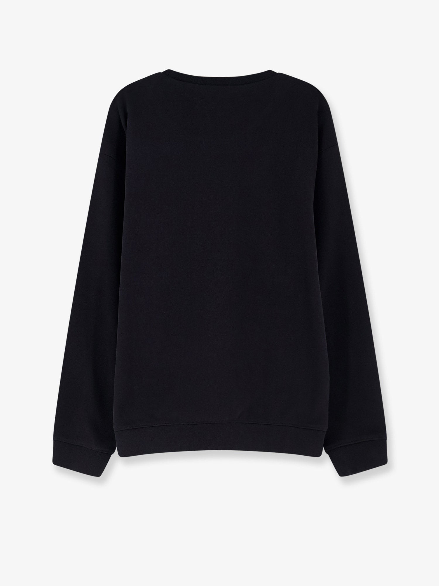 Loose Fit Crewneck Smile Print Sweatshirt - Image 2