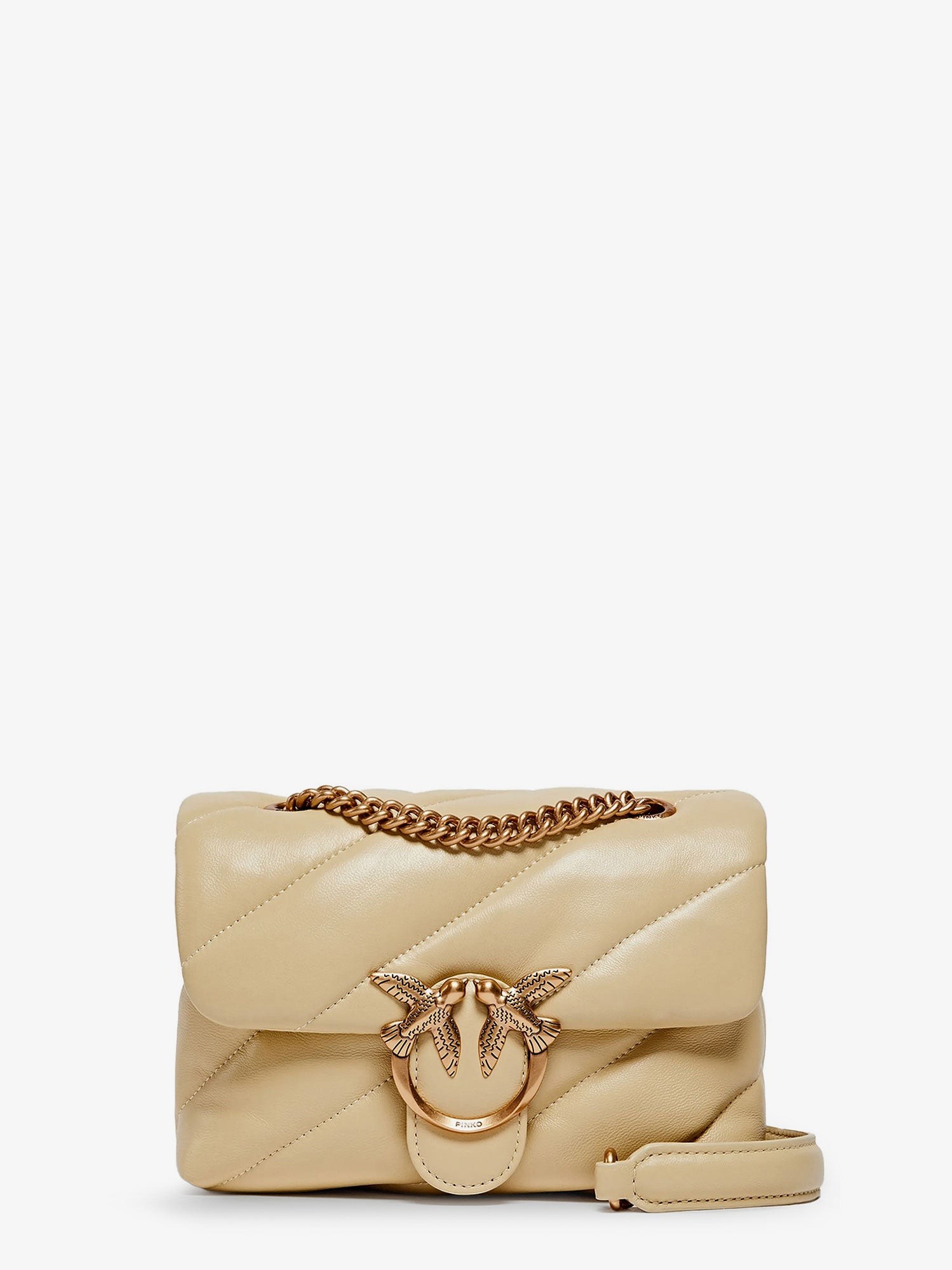 Love Puff Mini quilted leather crossbody bag
