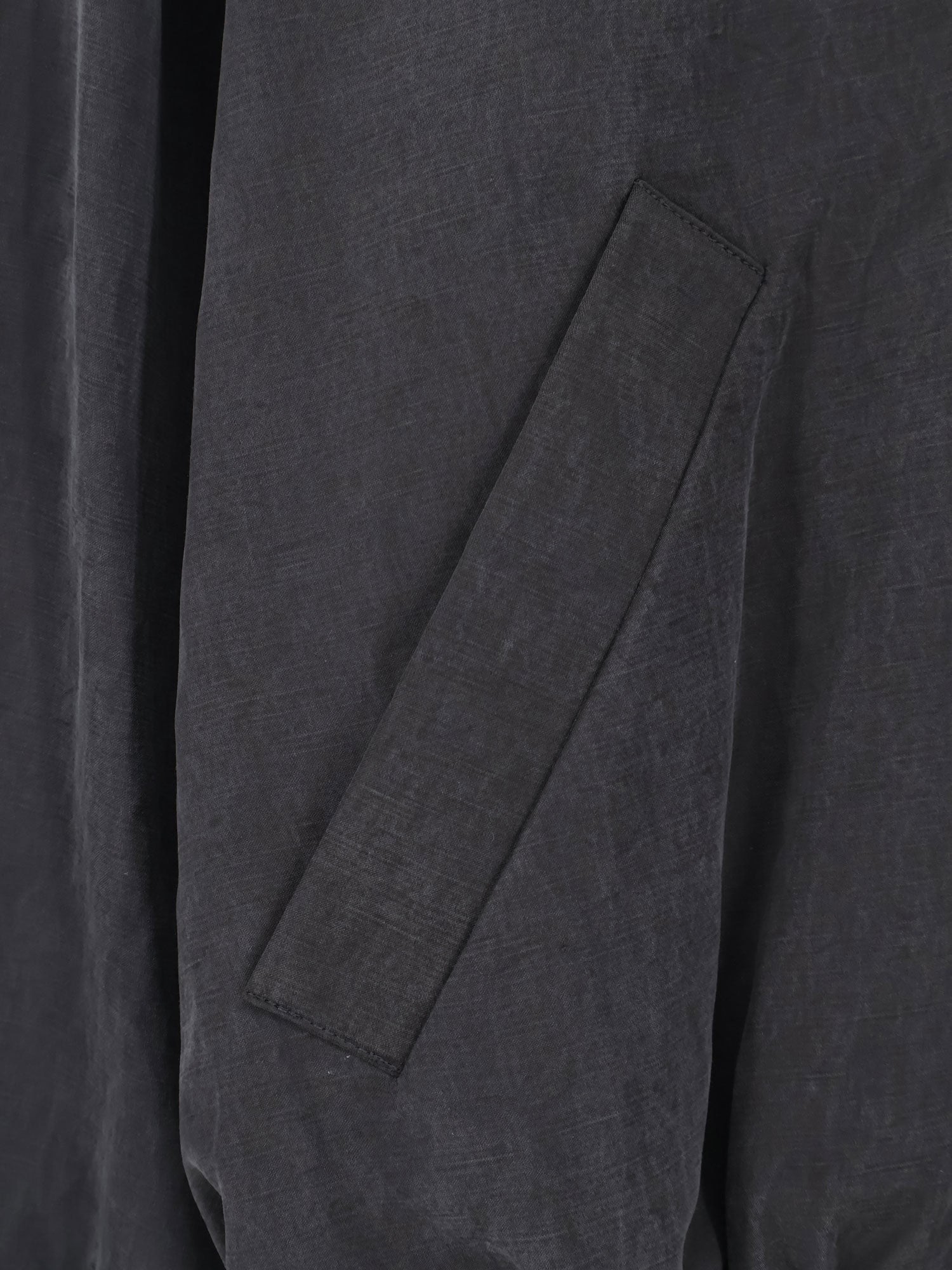 Lyocell and linen bomber - Image 3