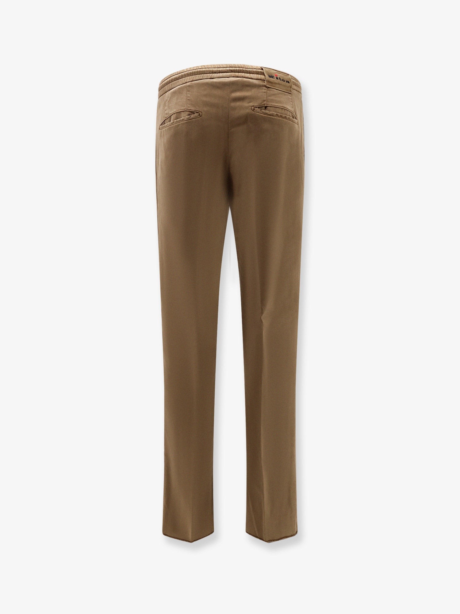 Lyocell trouser with drawstring at waist - Image 2