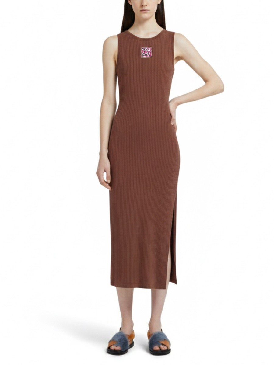 "MARNI FRAME" LOGO MIDI DRESS - Image 2