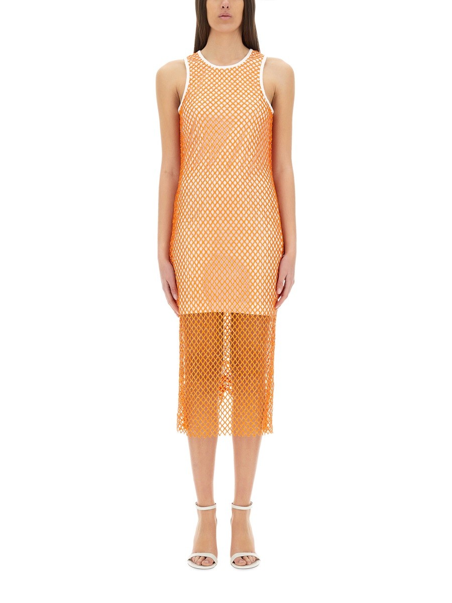 MESH AND SEQUIN DRESS