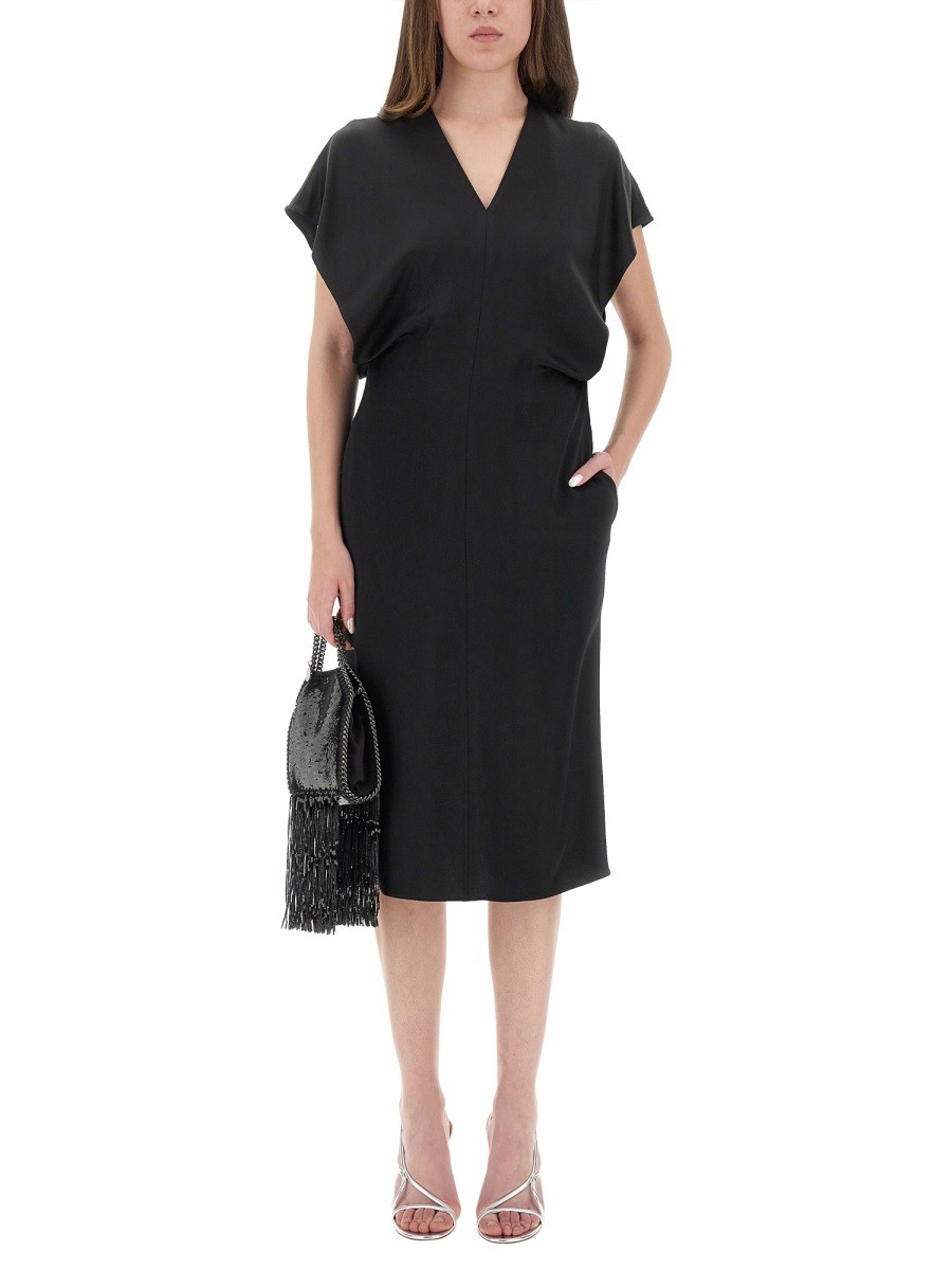 MIDI DRESS WITH WING SLEEVES - Image 2