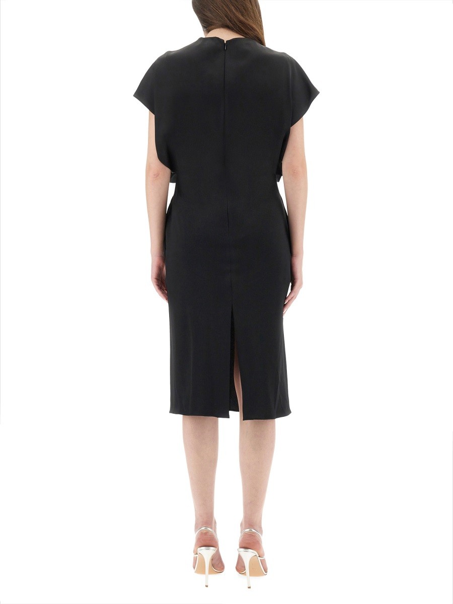 MIDI DRESS WITH WING SLEEVES - Image 3