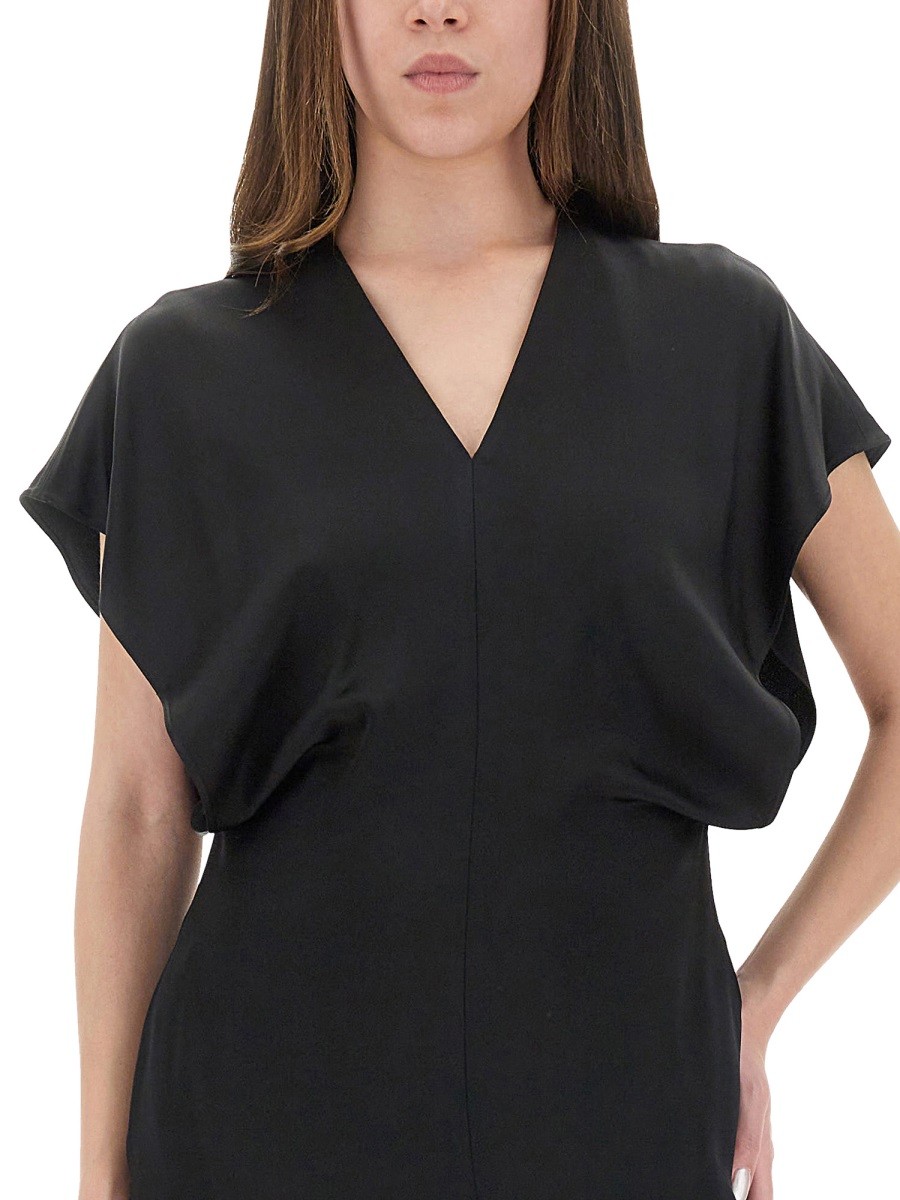 MIDI DRESS WITH WING SLEEVES - Image 4