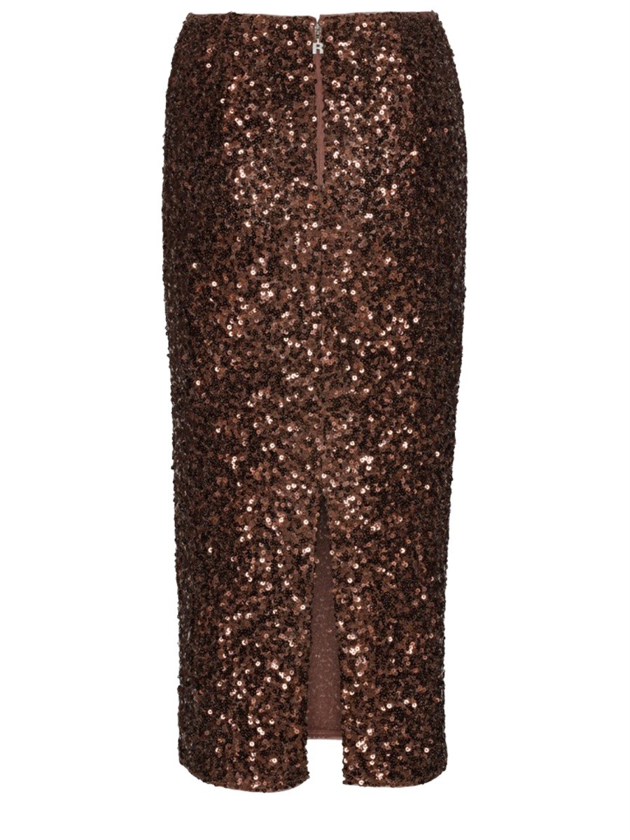 MIDI SKIRT WITH SEQUINS - Image 6