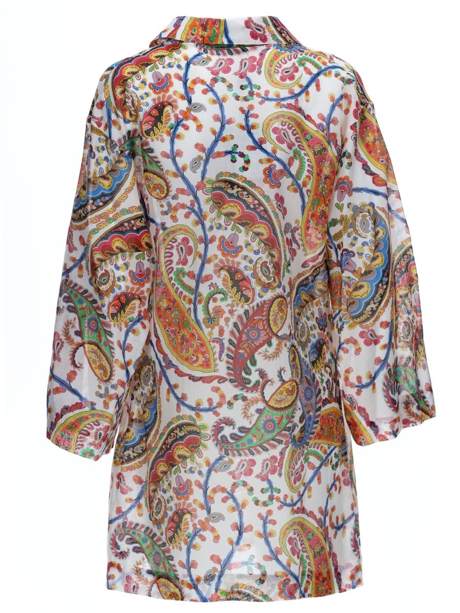 MINI DRESS WITH "PAISLEY" PRINT - Image 3