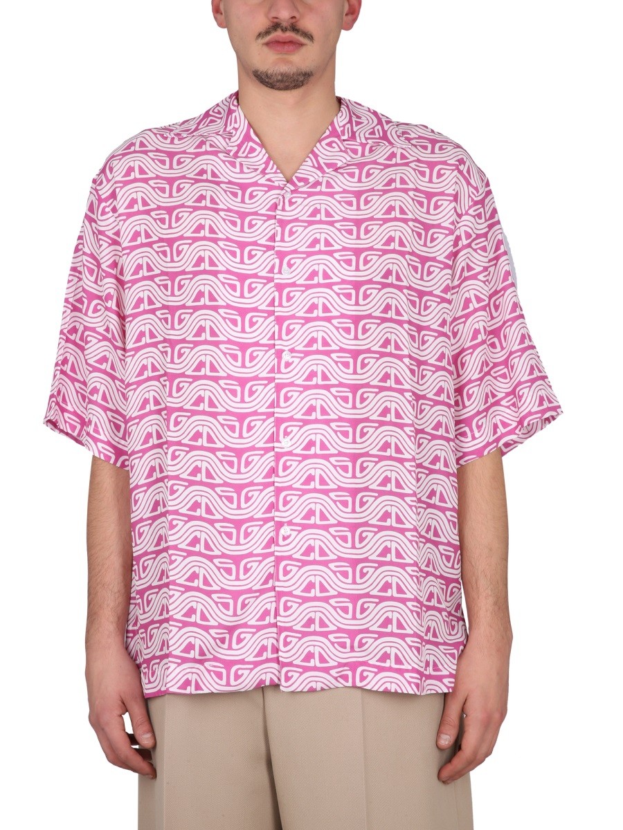 MONOGRAM WAVED SHIRT