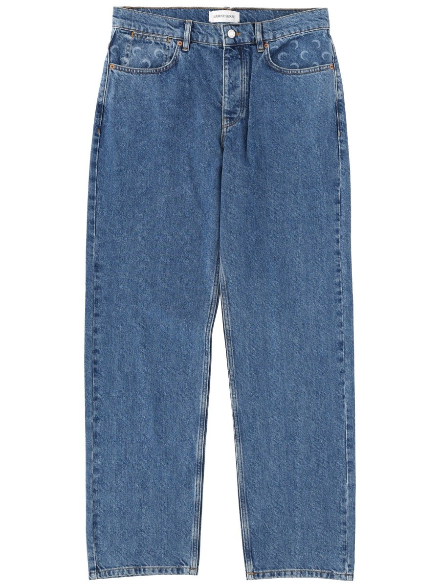 "MOON WAXED" JEANS