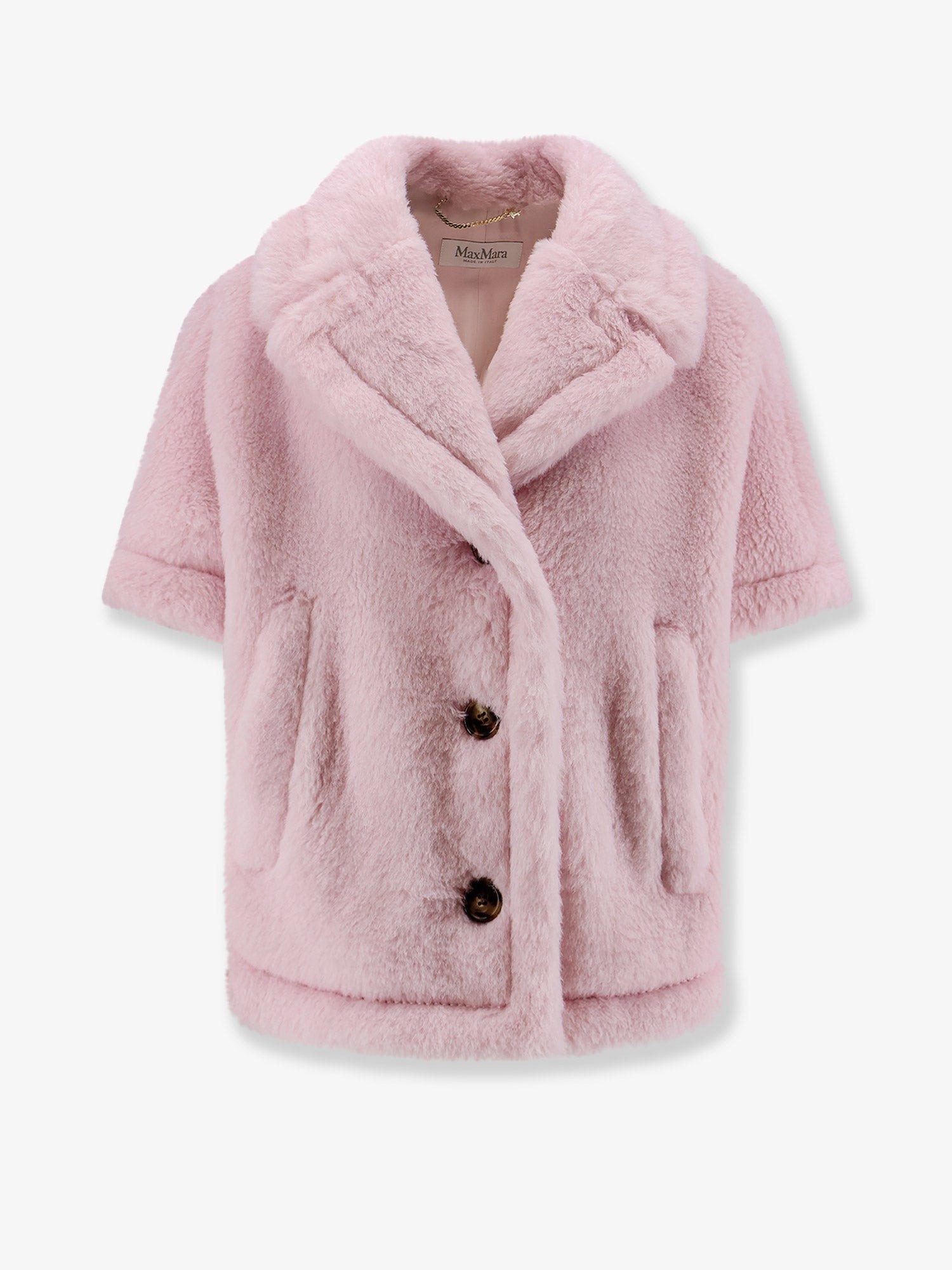 Mxacorvino1 alpaca and virgin wool fur cape