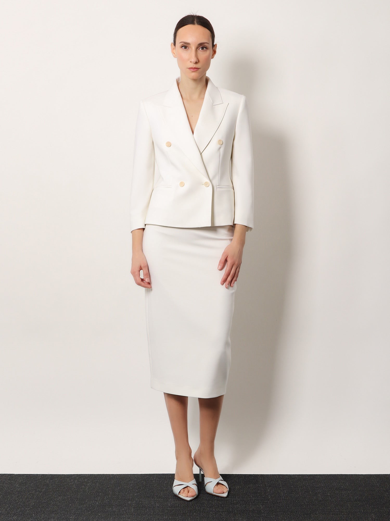 Mxmotre stretch virgin wool skirt - Image 2