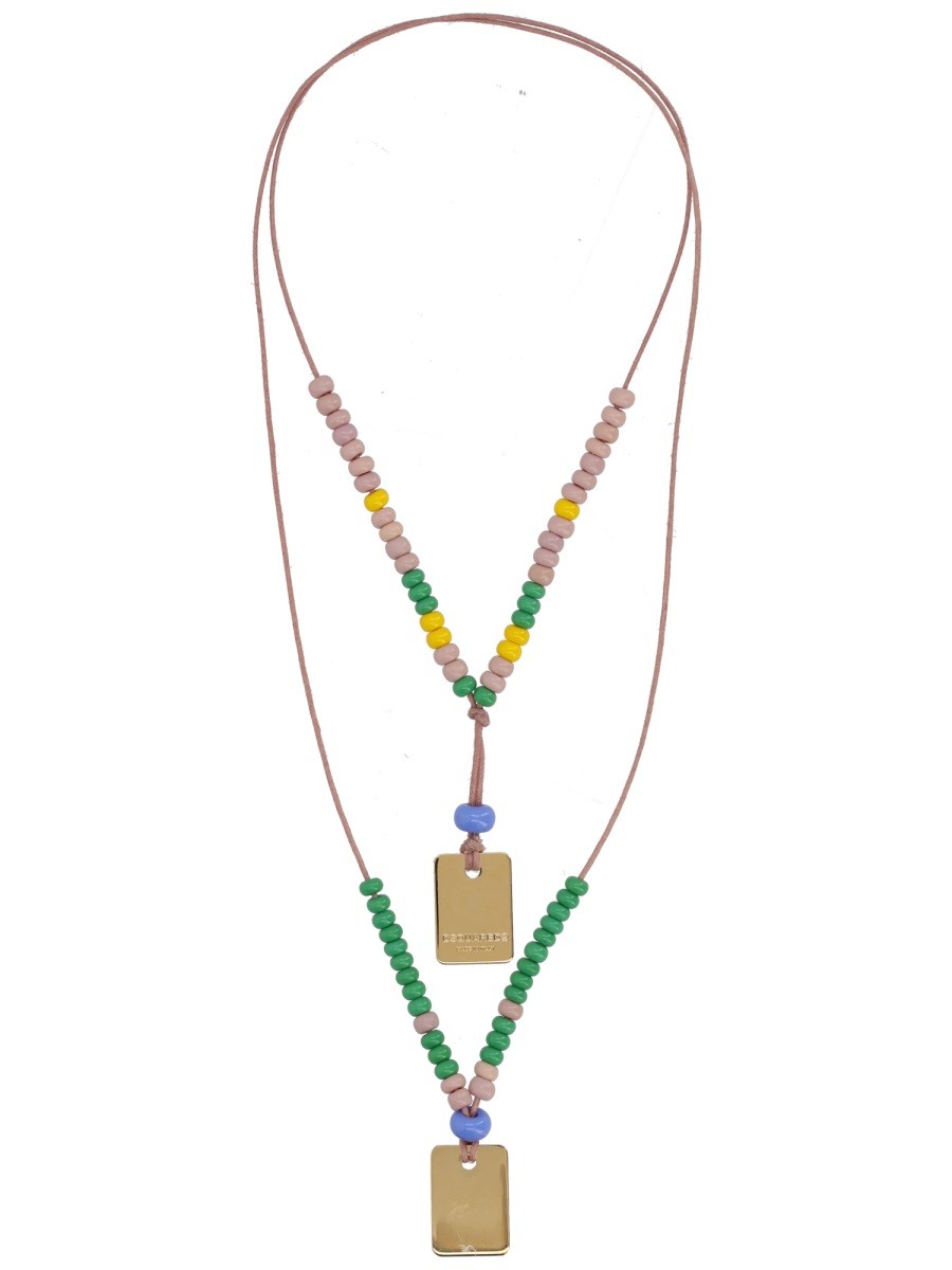 NECKLACE WITH LOGO PLAQUES - Image 2