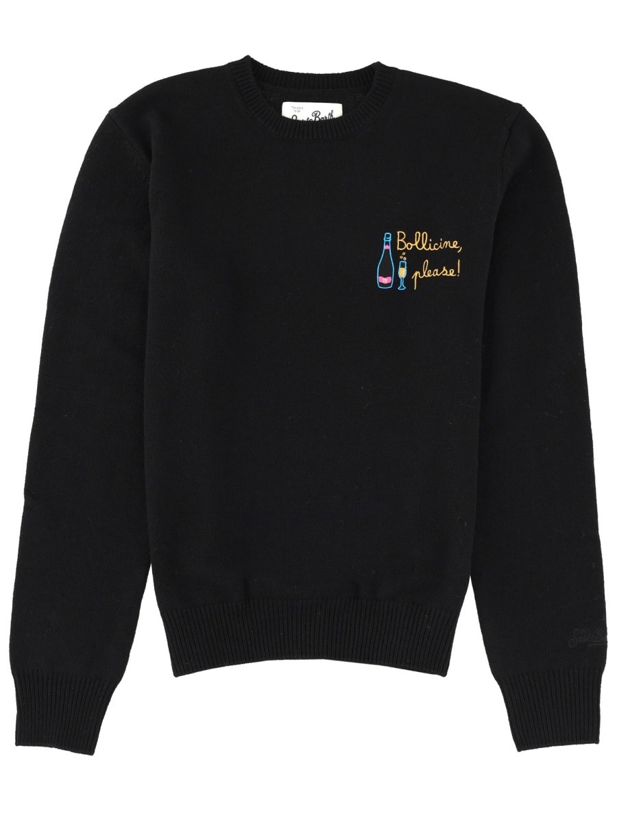"NEW QUEEN" JERSEY WITH EMBROIDERY