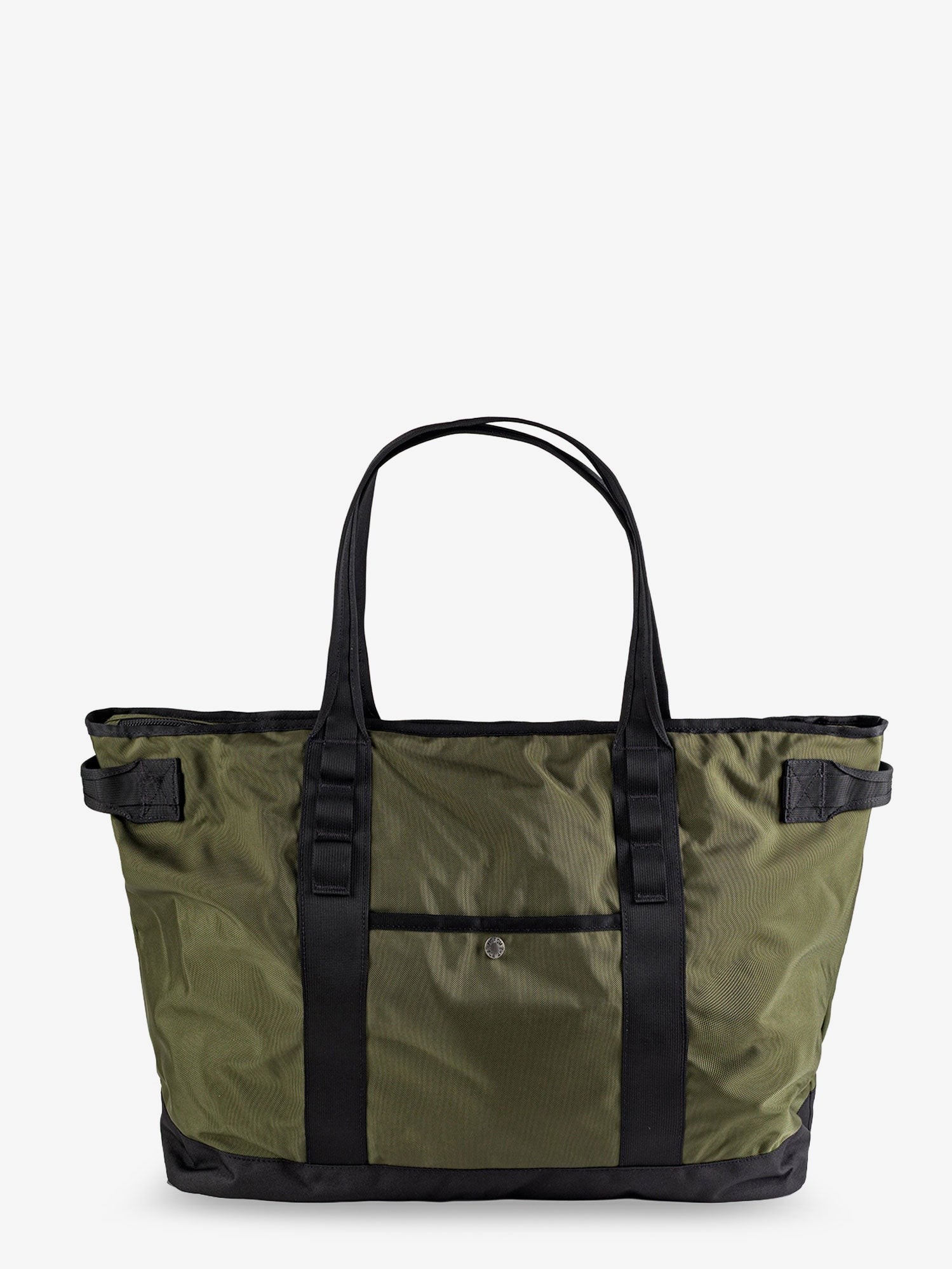 Nylon shoulder bag with logo label on the bottom - Image 2