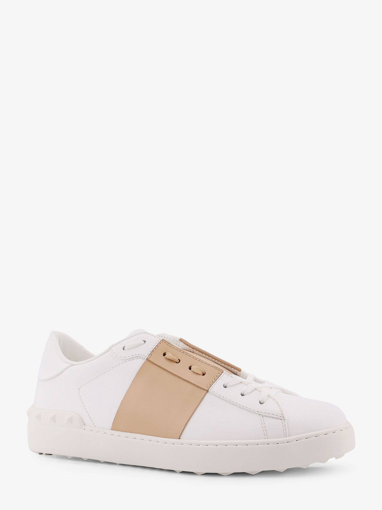 Open leather sneakers - Image 2