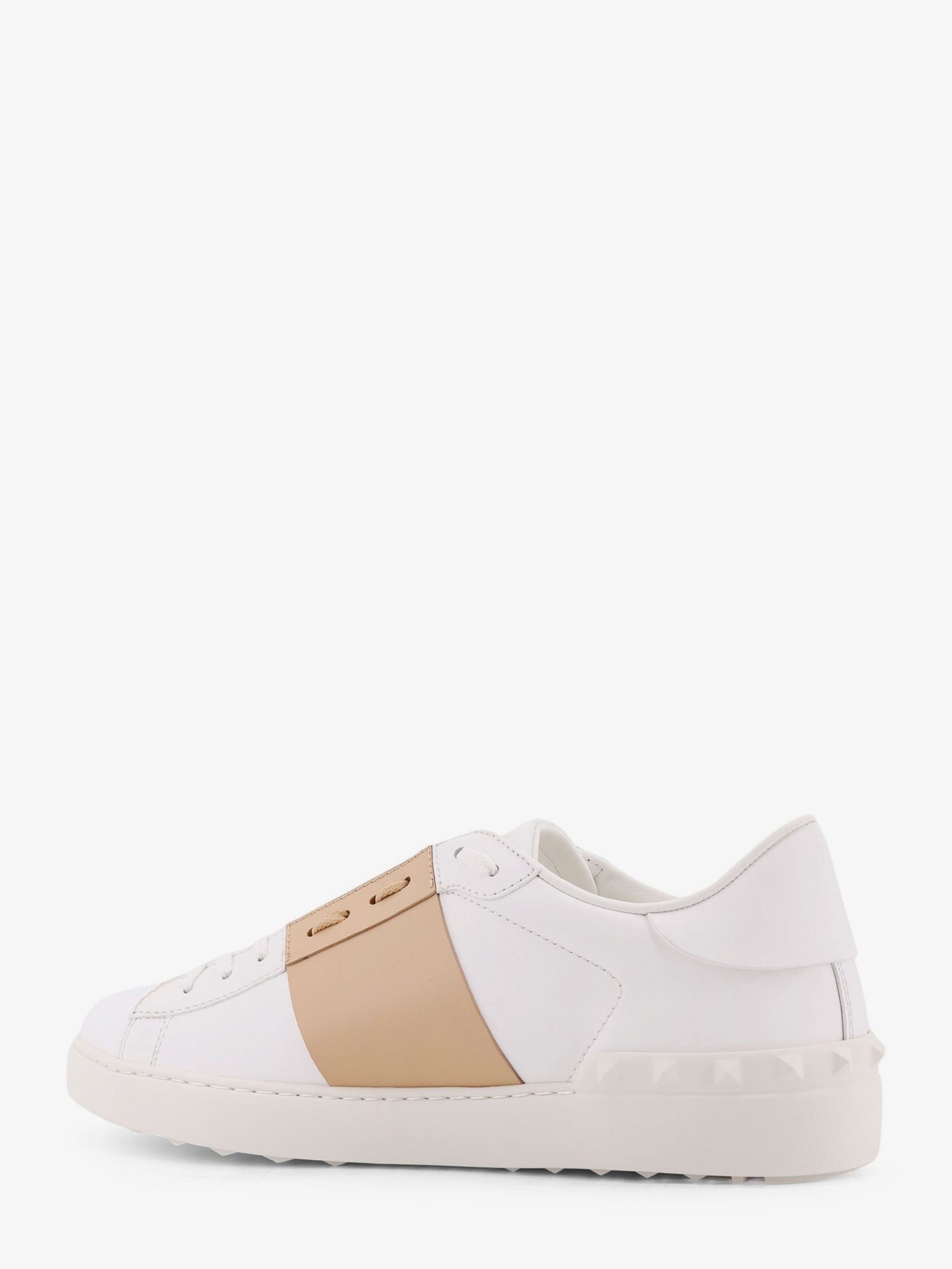 Open leather sneakers - Image 3