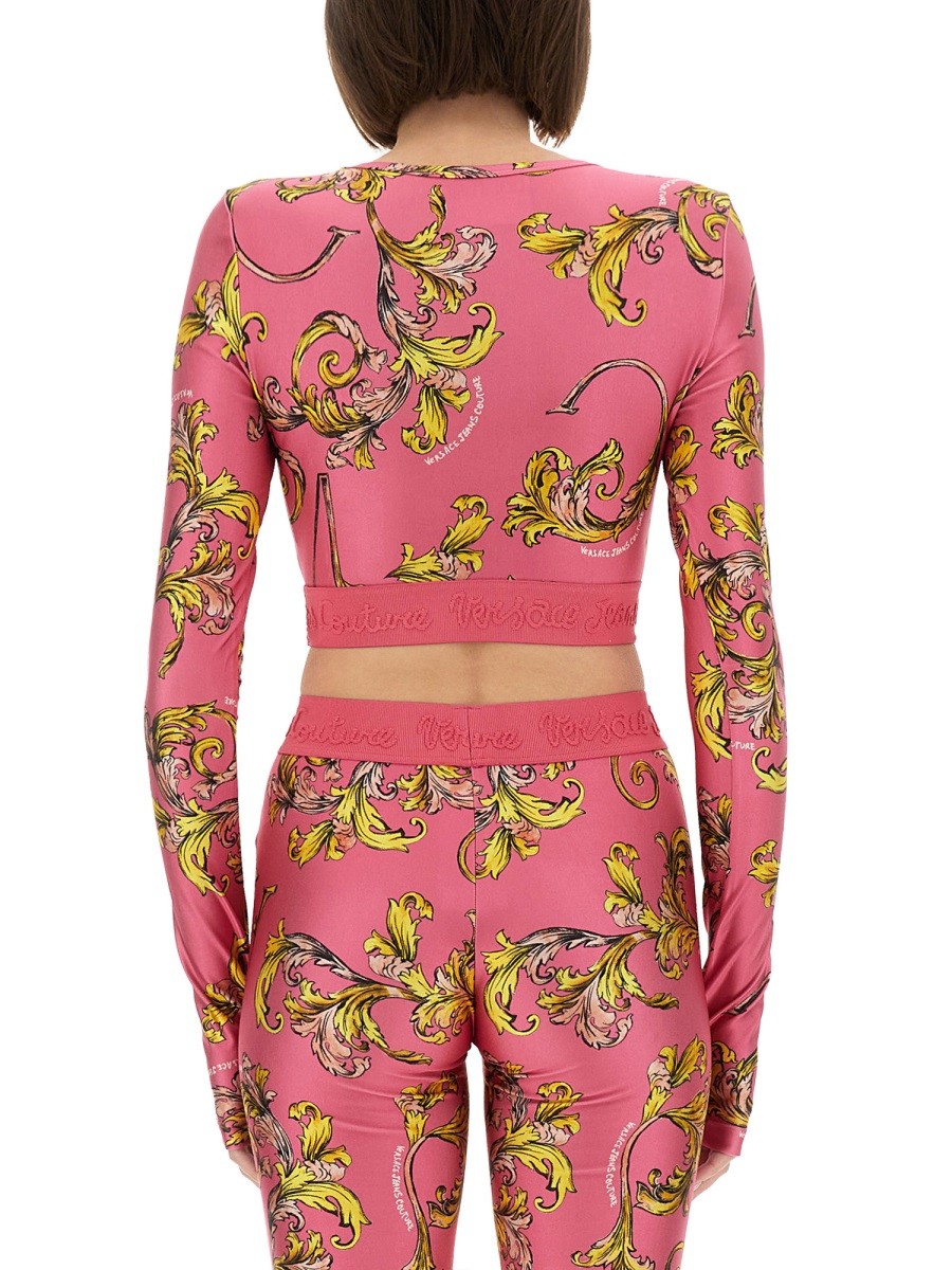 "OUTLINE BAROQUE" SHORT TOP - Image 3