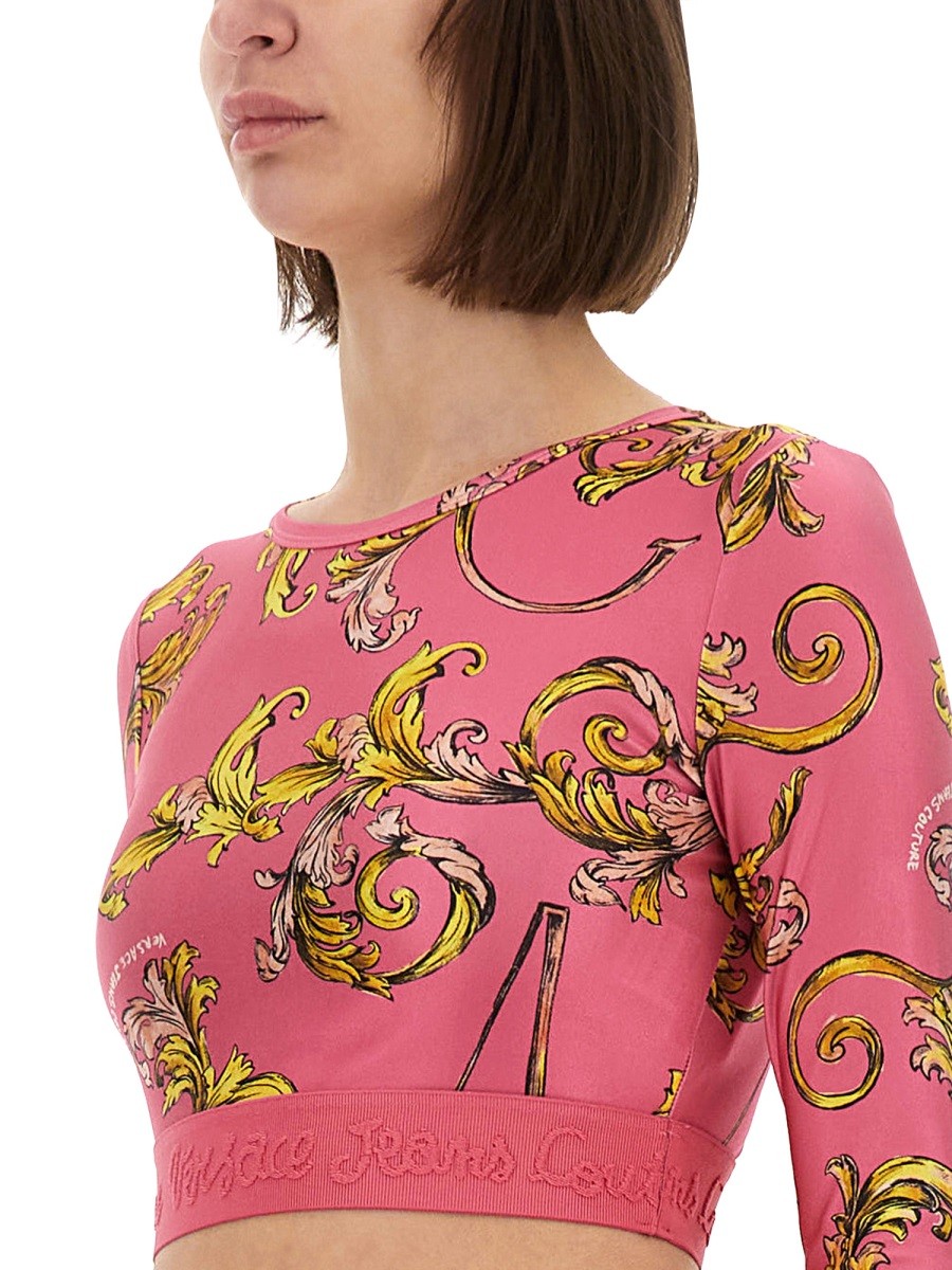 "OUTLINE BAROQUE" SHORT TOP - Image 4
