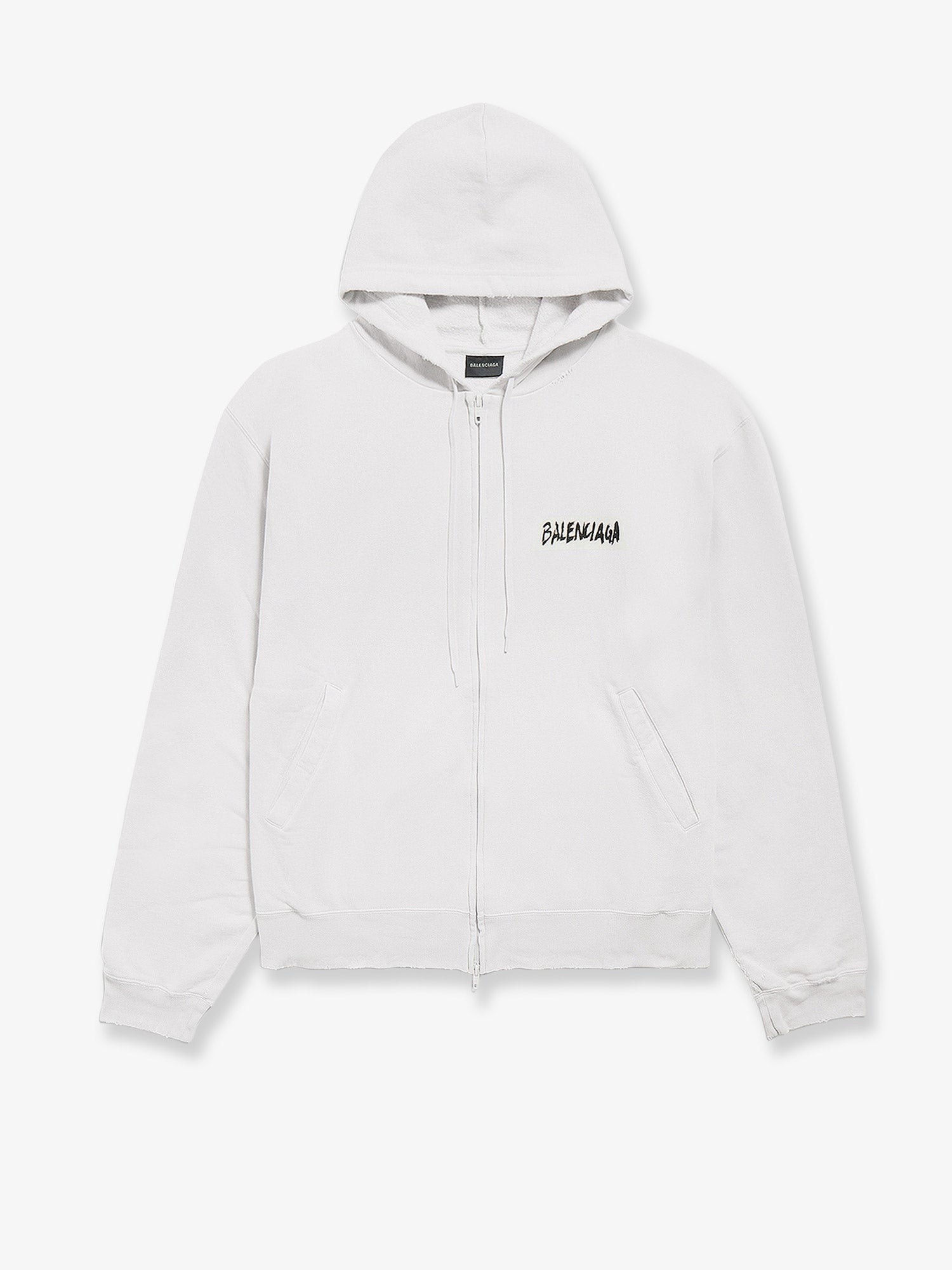 Over Zip-Up Hoodie cotton sweatshirt