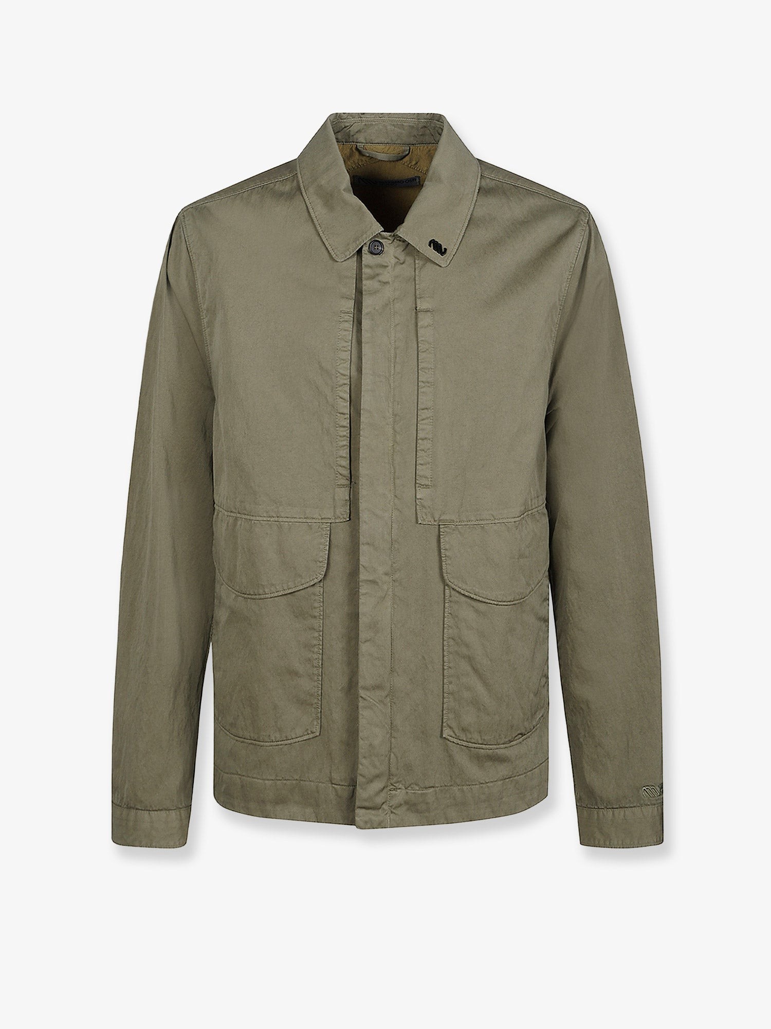 Overshirt cotton blend jacket
