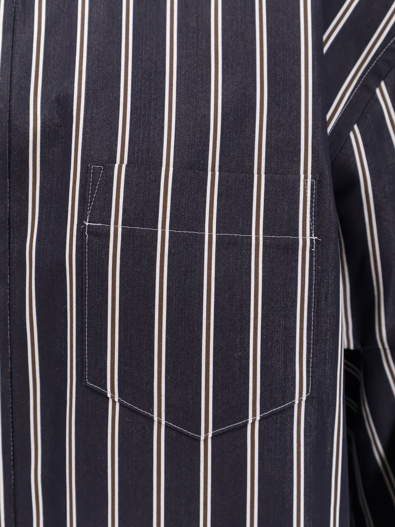 Oversize striped shirt - Image 3