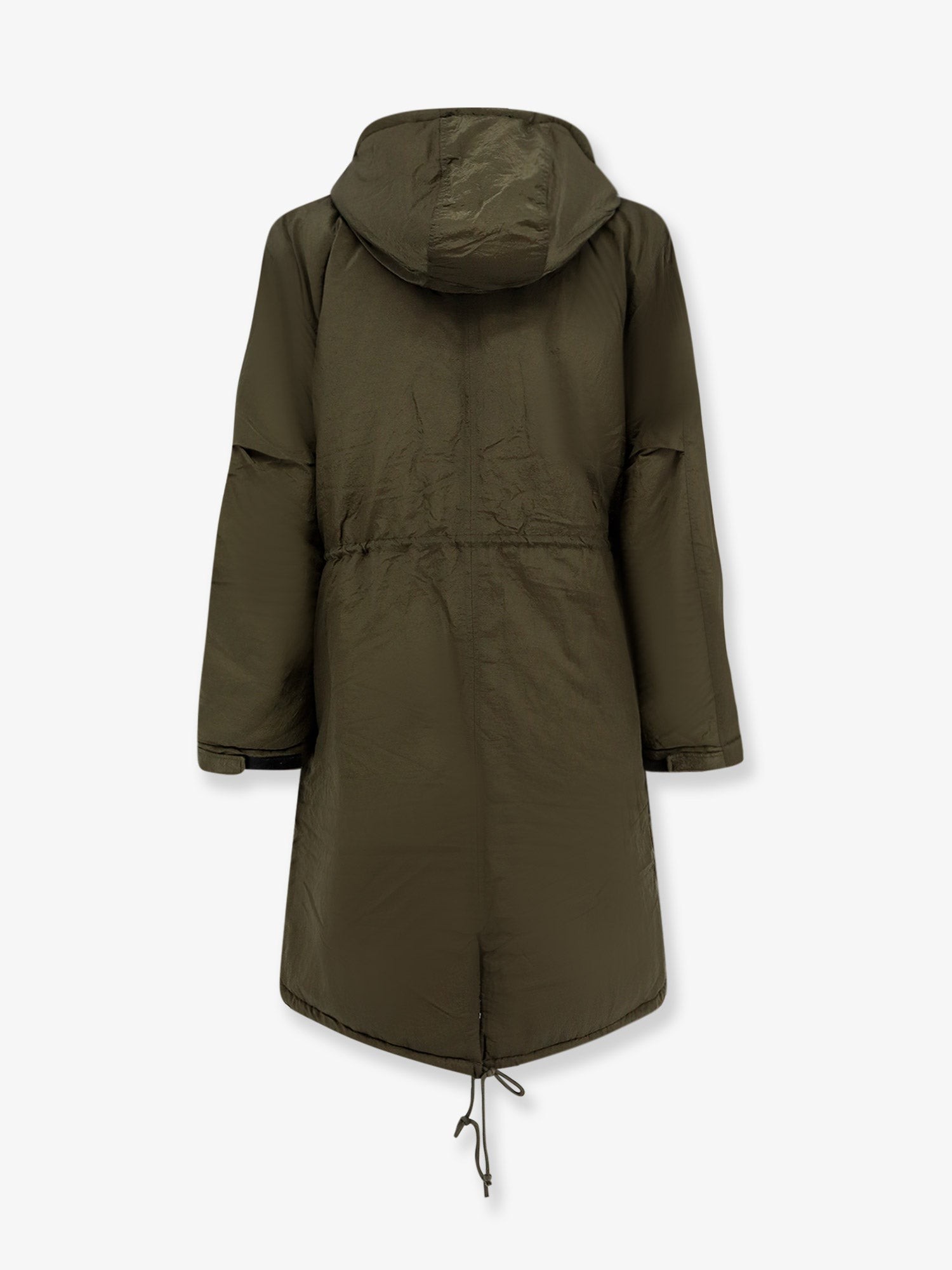 Padded nylon long jacket - Image 2