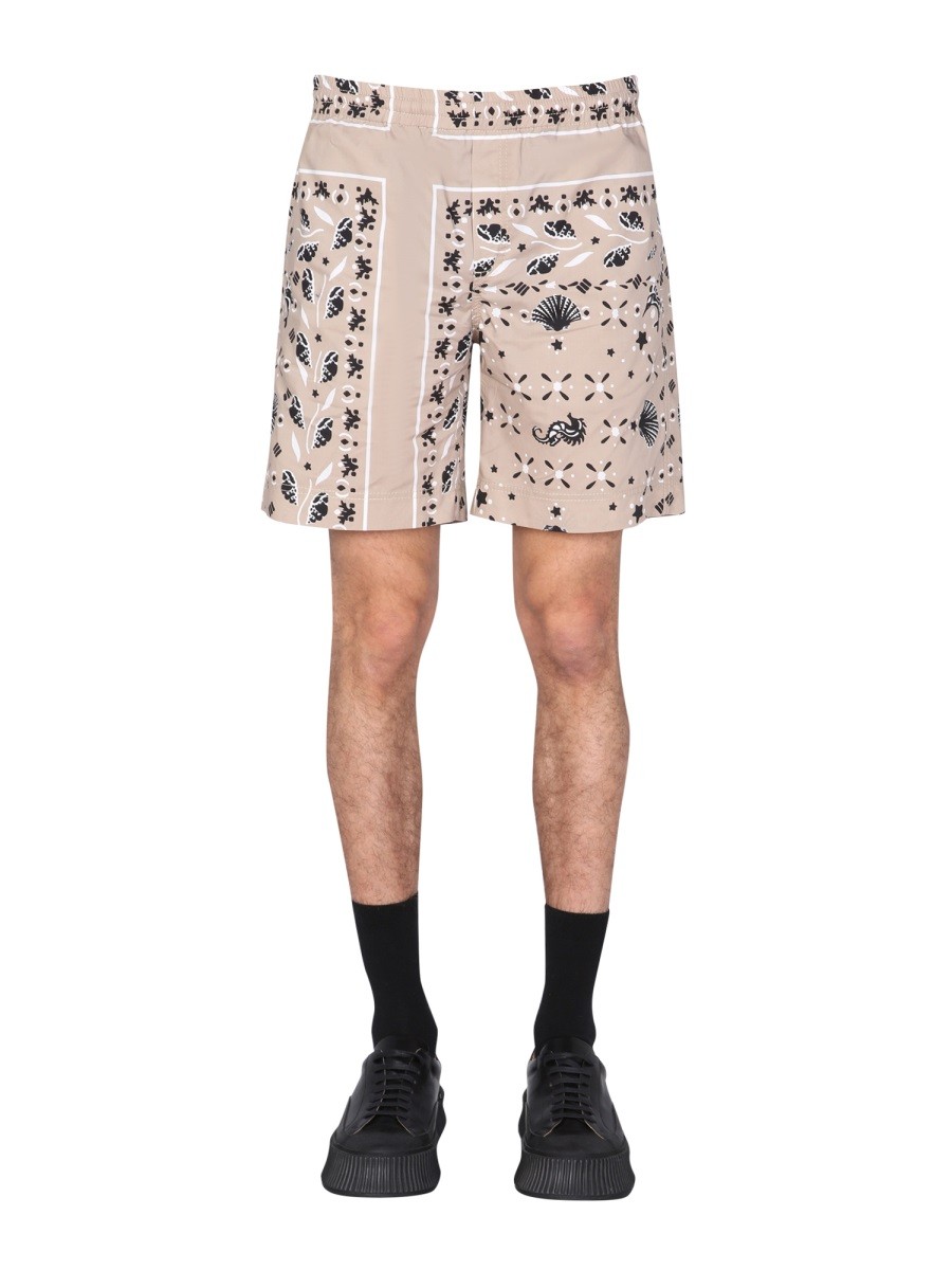 PAISLEY PATTERN BERMUDA