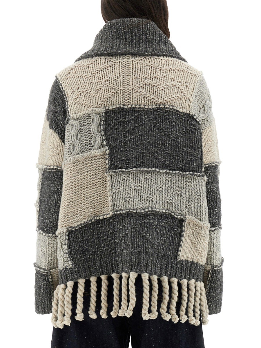 PATCHWORK JERSEY WITH BANGS - Image 3