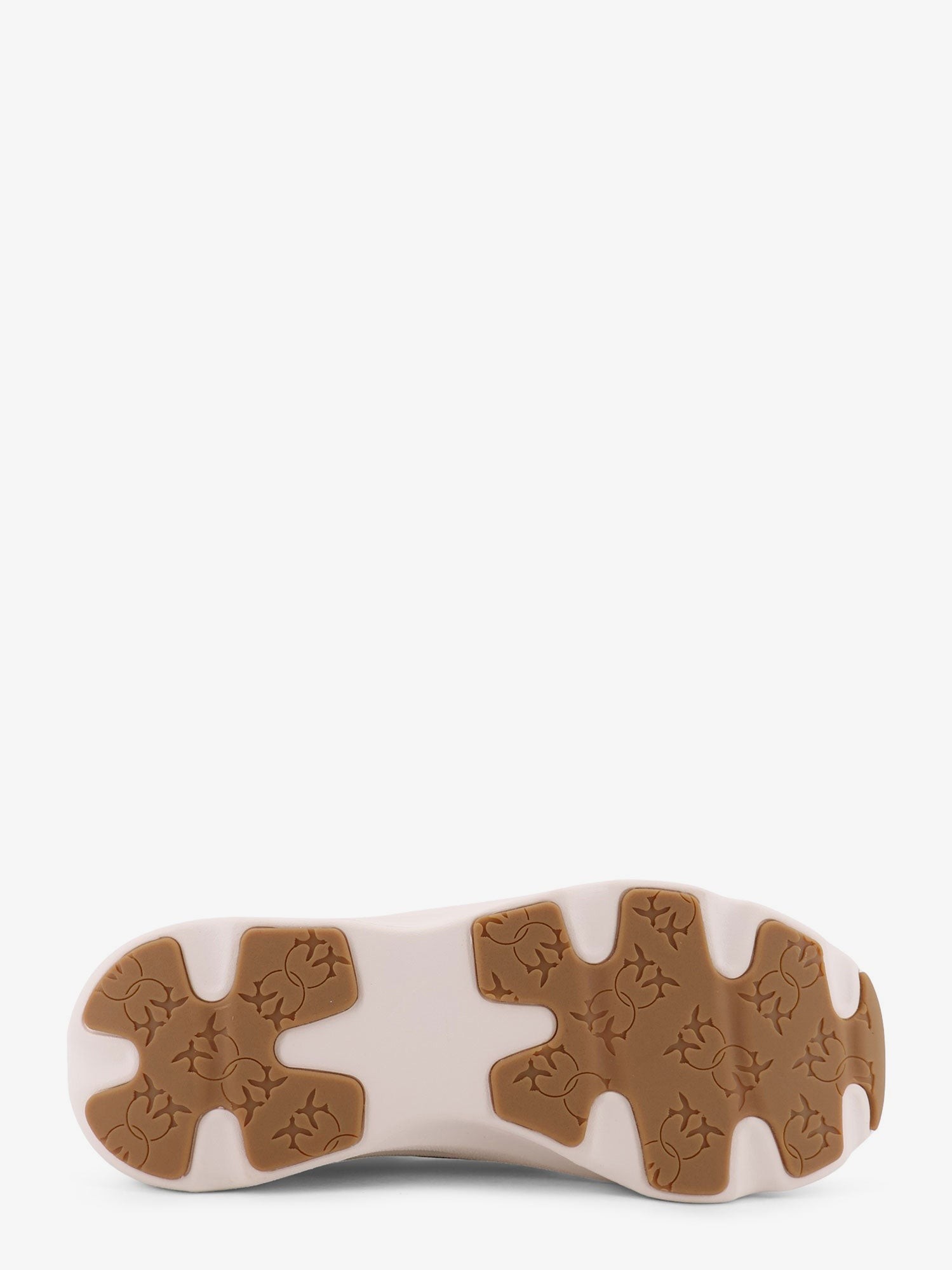 Pink leather sneakers with nylon inserts - Image 4