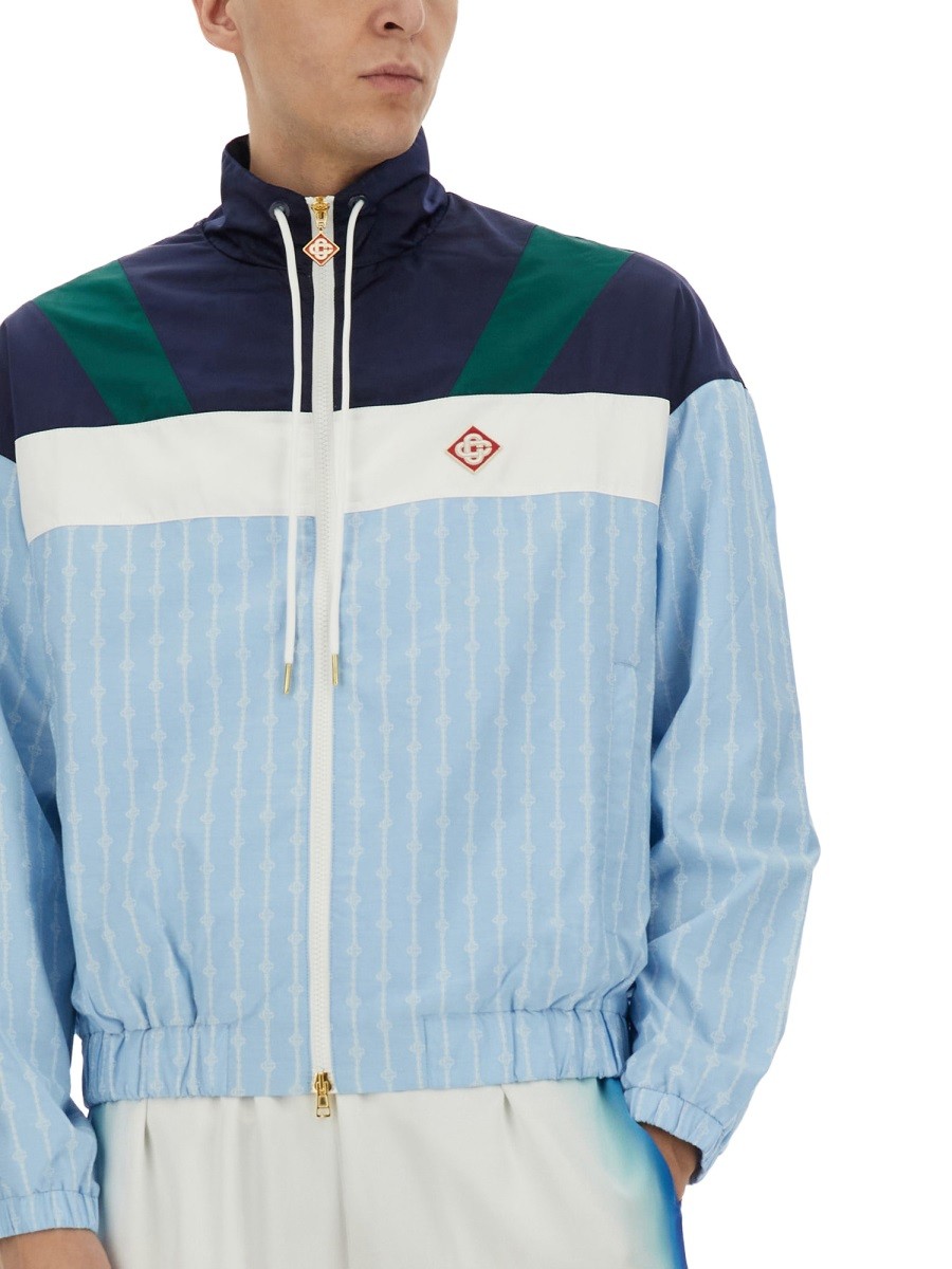 "PINSTRIPE LAUREL" TRACK JACKET - Image 4