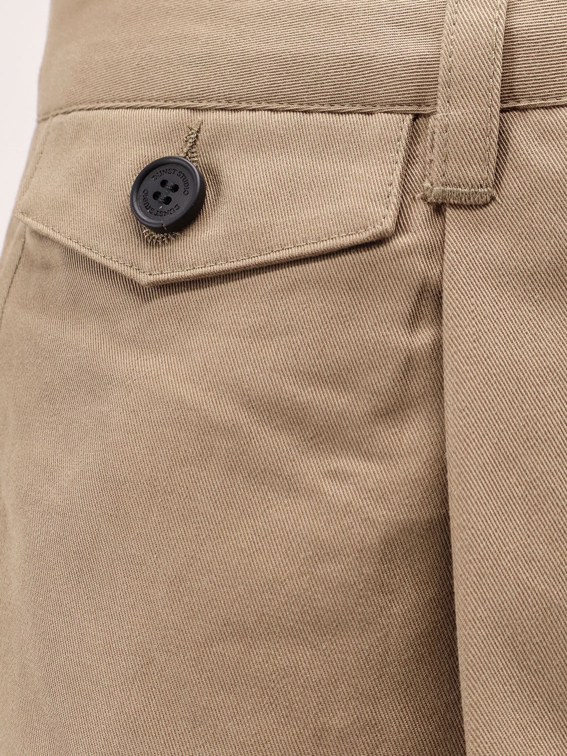 Pleated Chino Slacks Trousers - Image 3