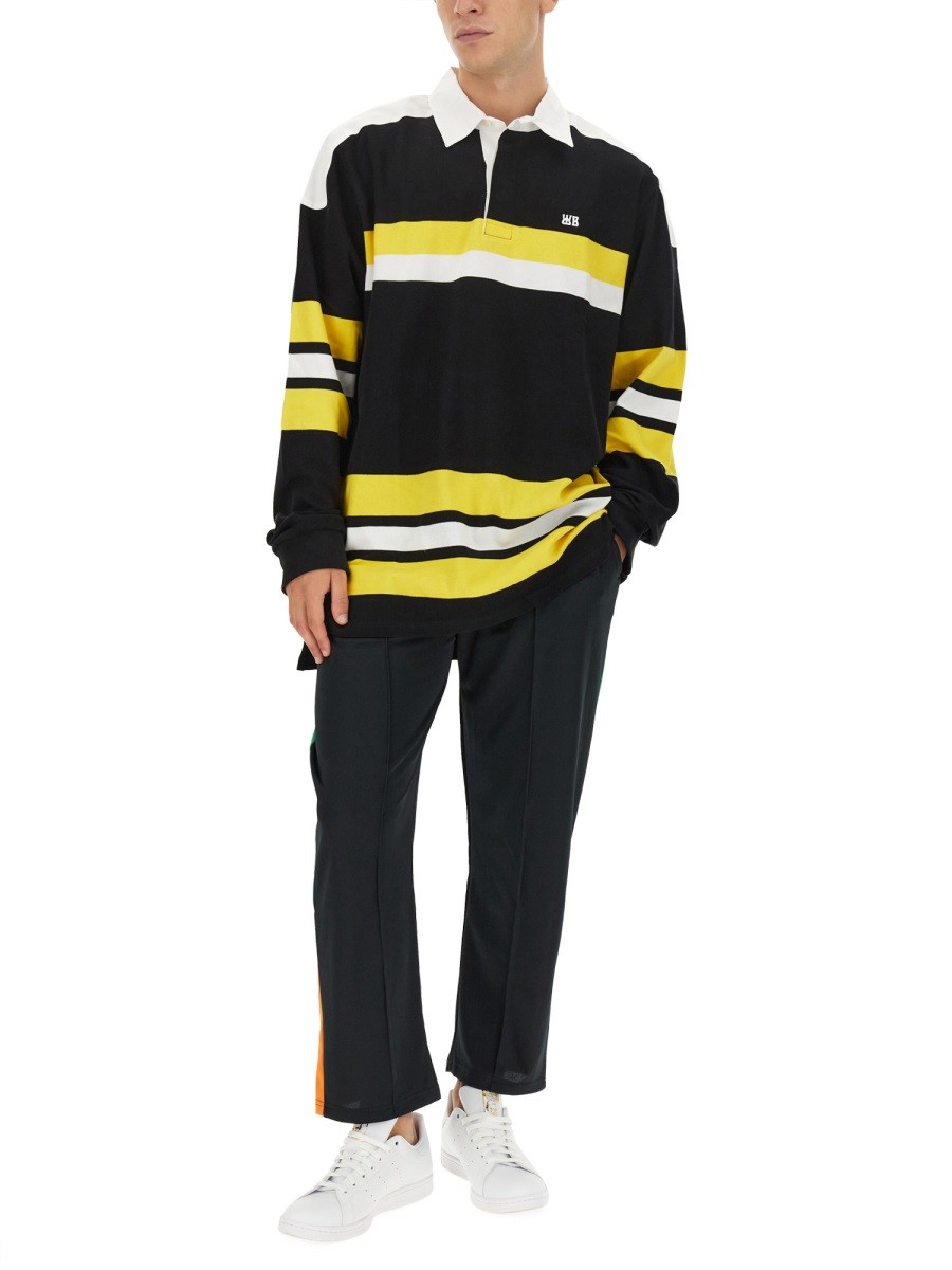 POLO SHIRT WITH STRIPE PATTERN - Image 2