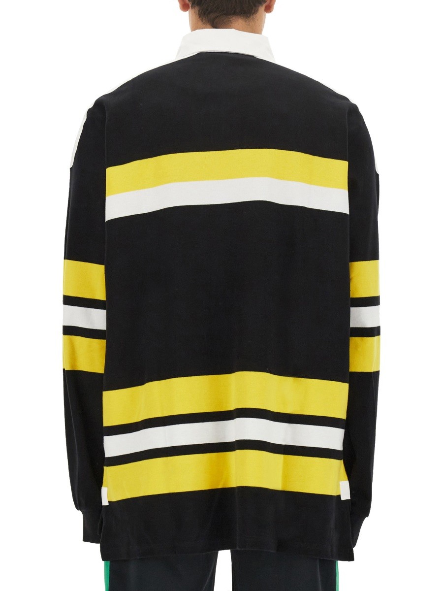 POLO SHIRT WITH STRIPE PATTERN - Image 3