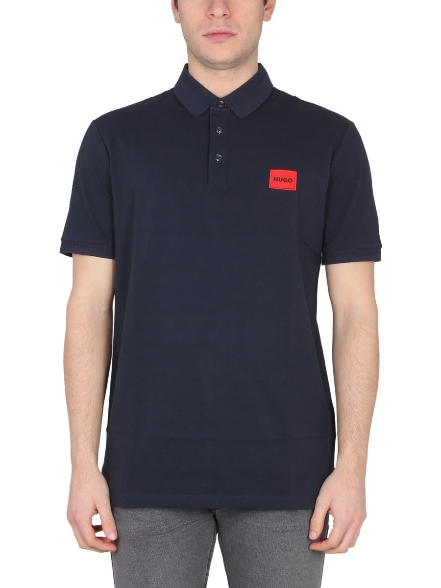 POLO WITH LOGO PATCH