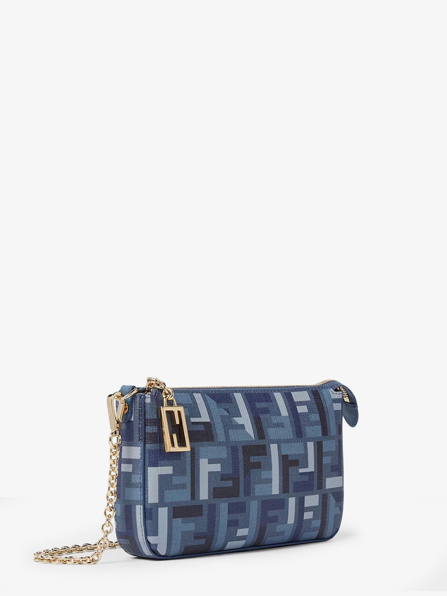 Pouch Baguette FF jacquard fabric shoulder bag - Image 3