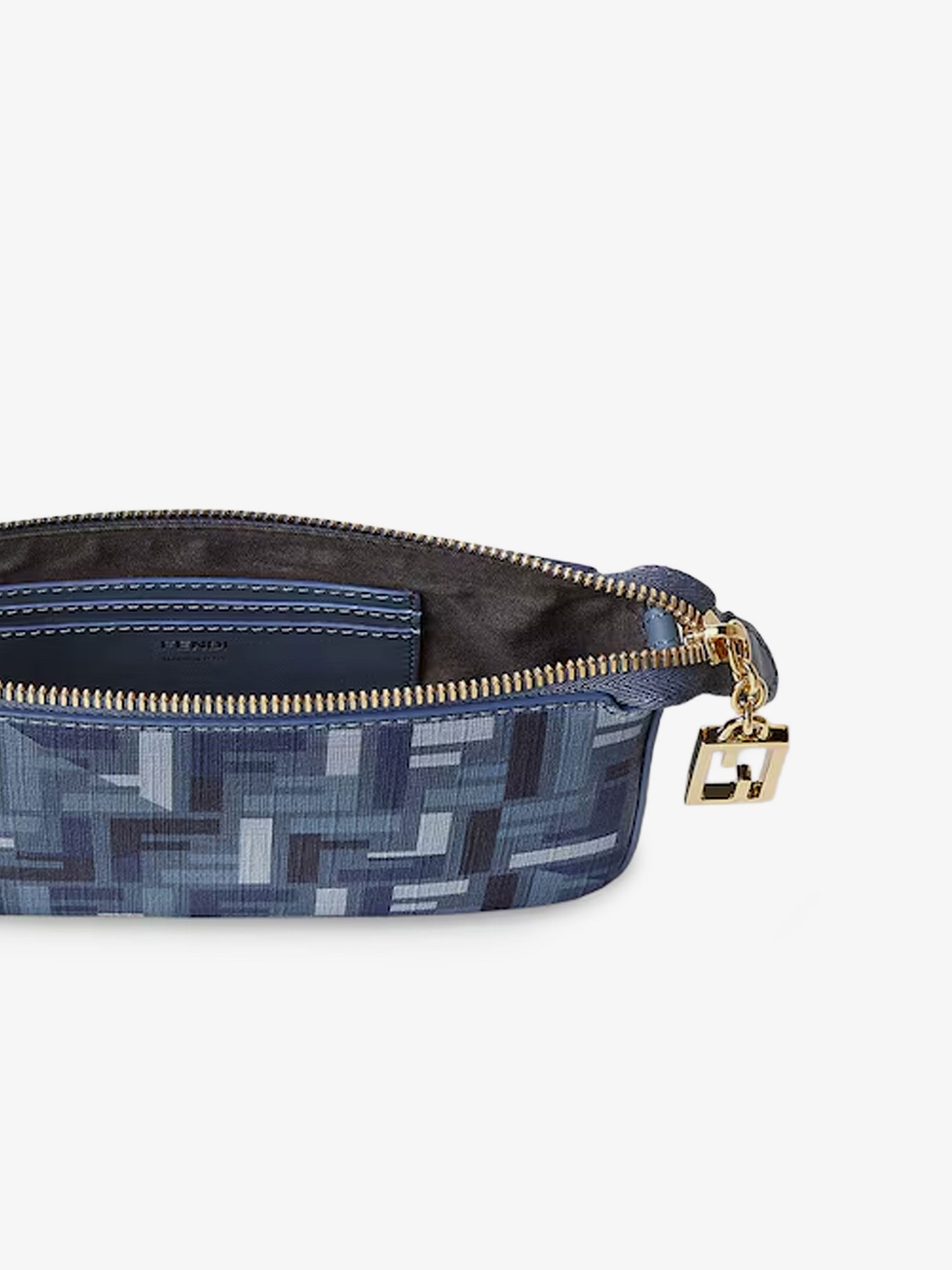 Pouch Baguette FF jacquard fabric shoulder bag - Image 5
