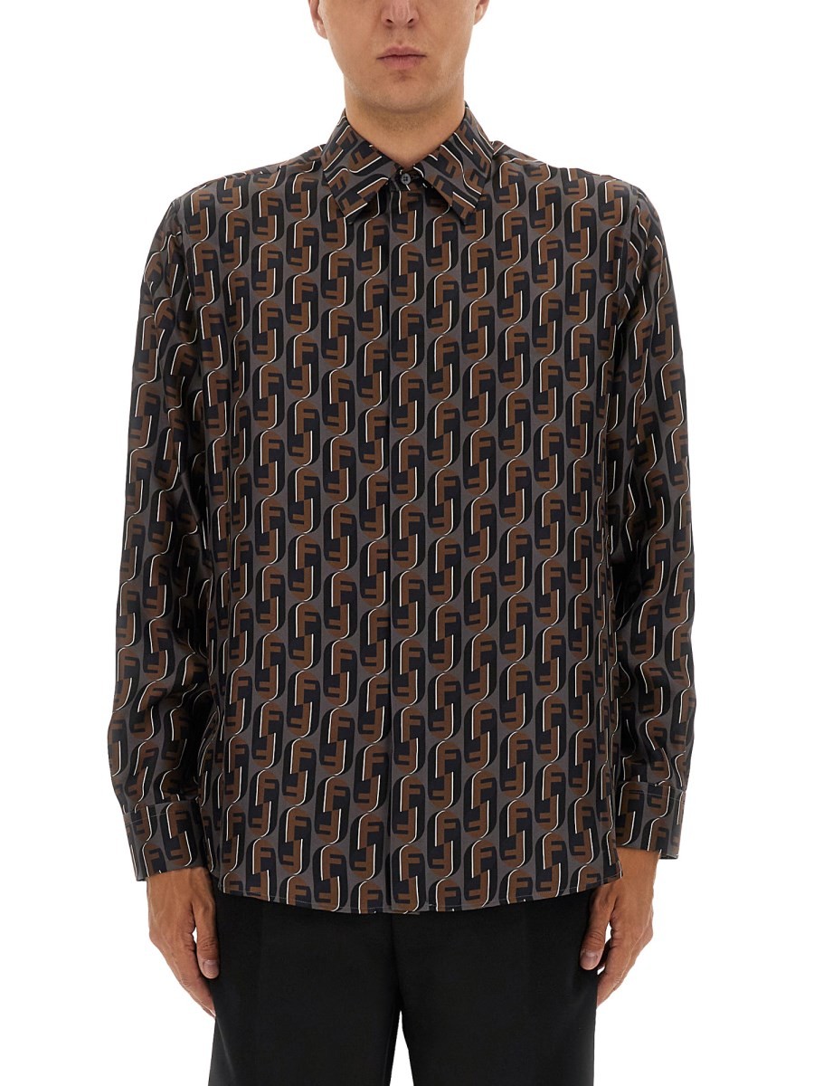PRINTED SILK SHIRT