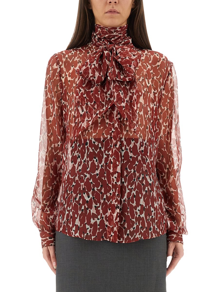 PRINTED SILK SHIRT