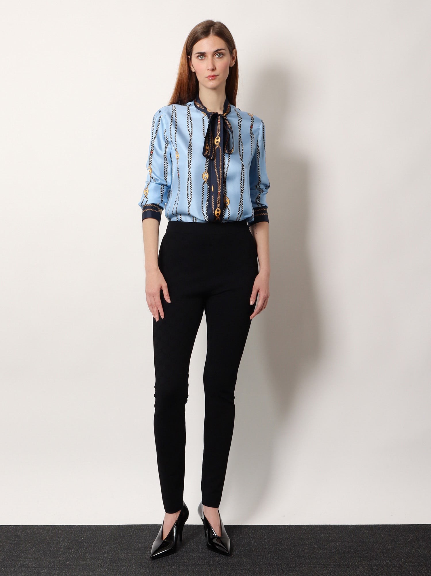 Printed silk twill shirt - Image 2
