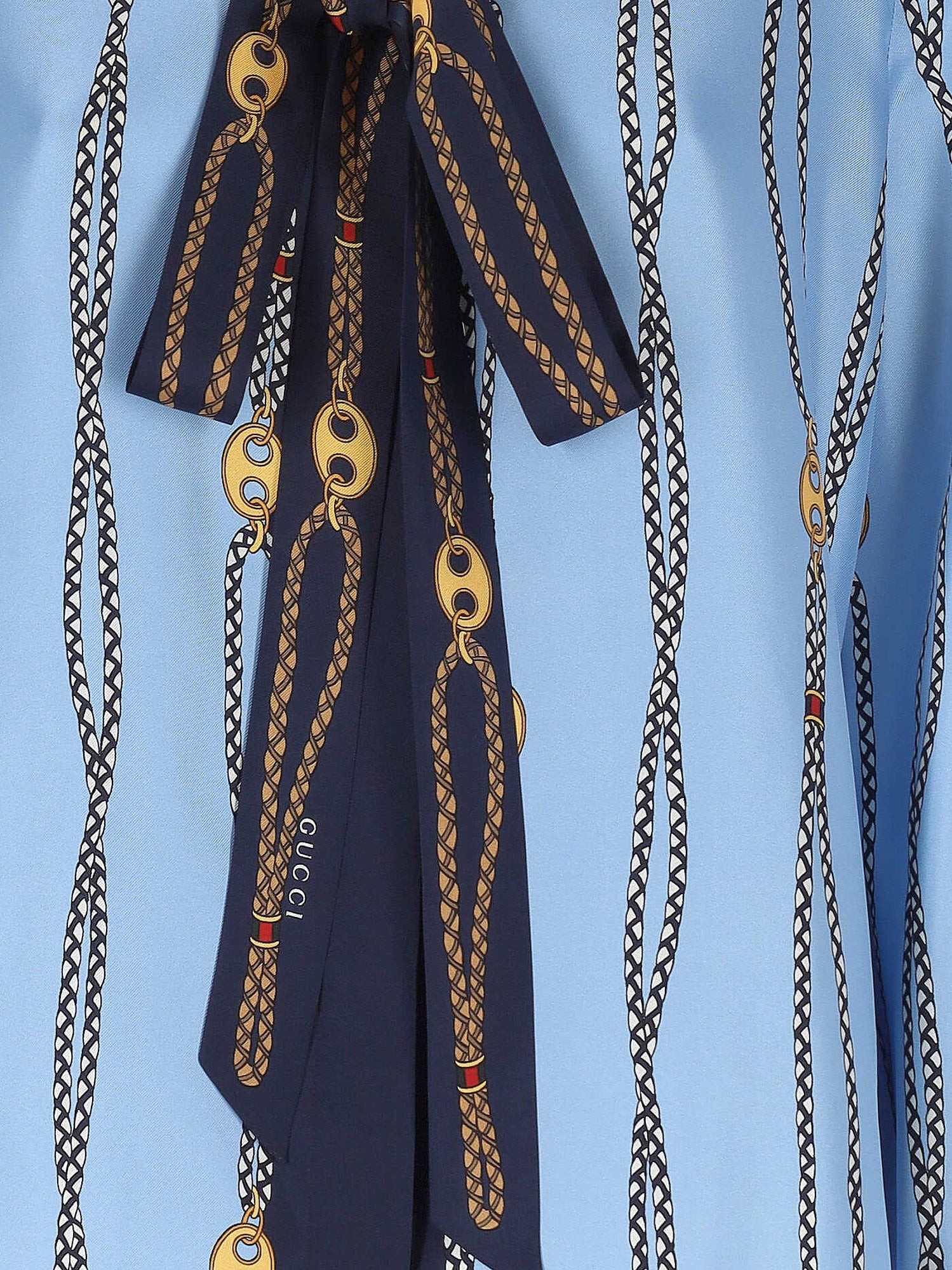 Printed silk twill shirt - Image 5