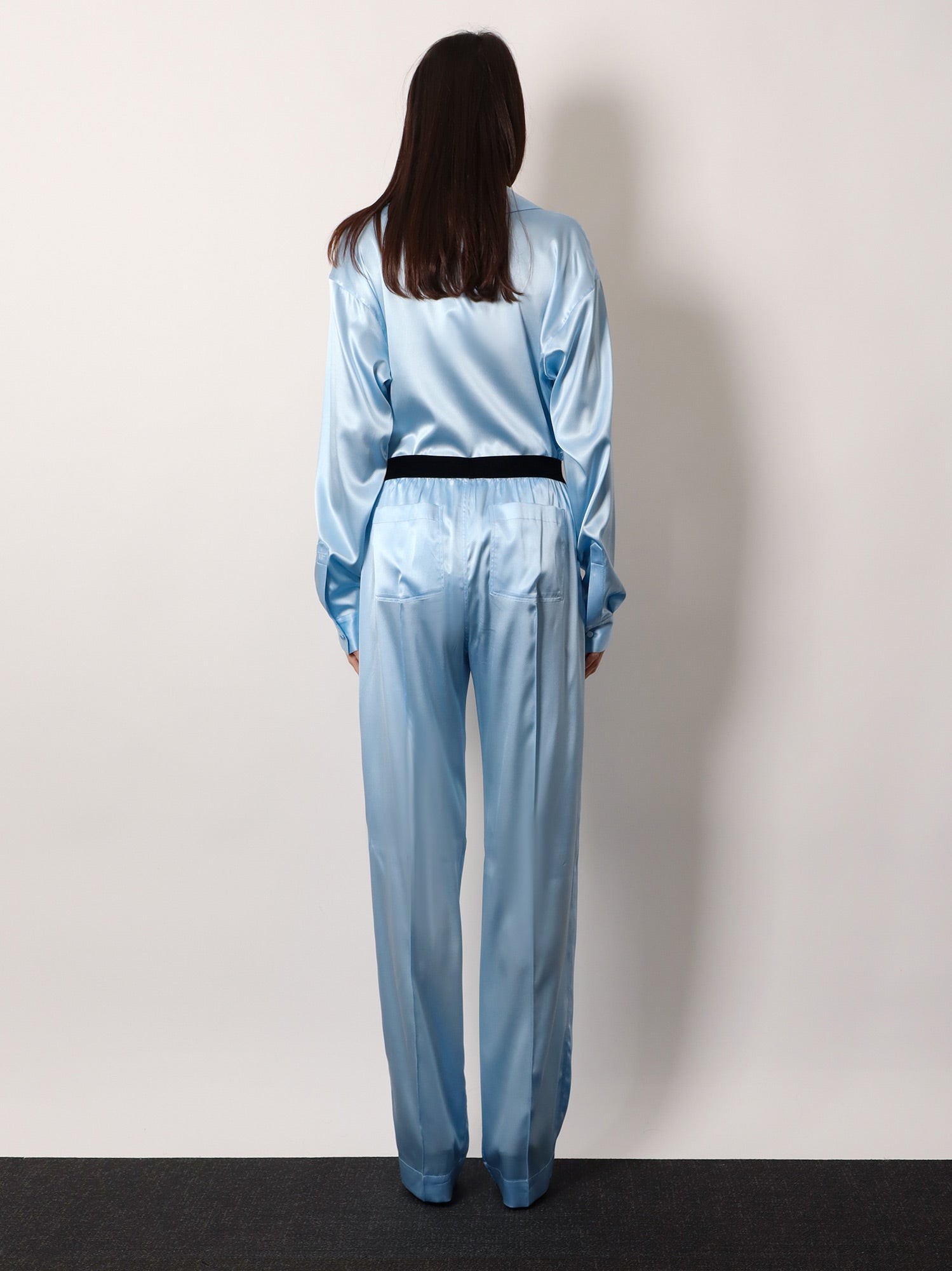 Pyjamas stretch satin trousers - Image 3
