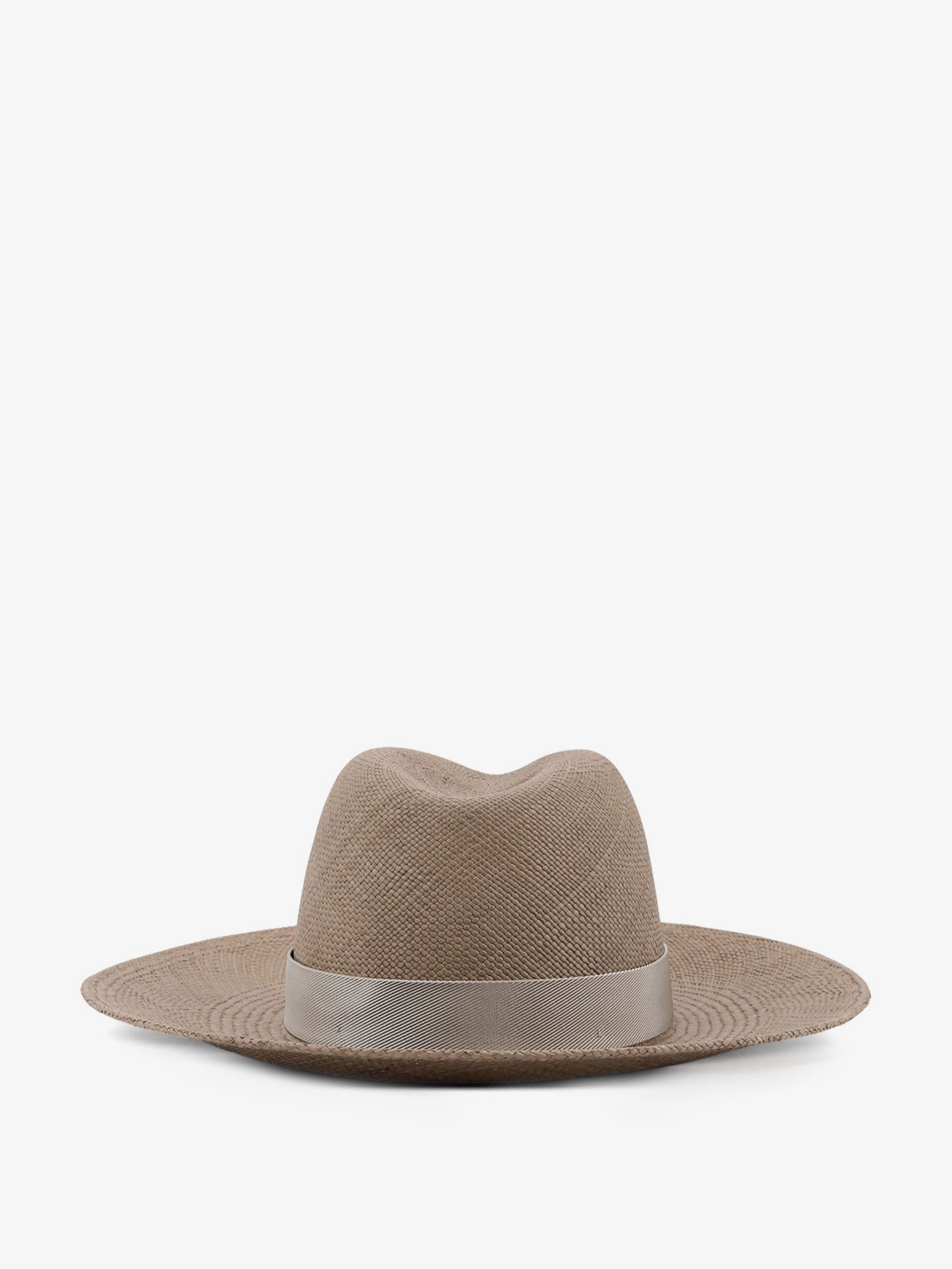 Raffia Fedora hat with Monili detail - Image 4