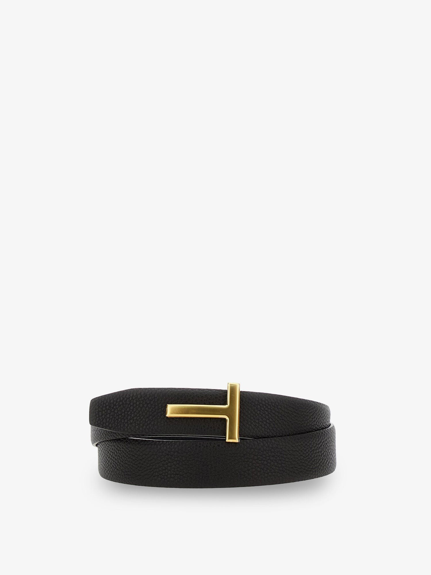 Reversible hammered leather belt - Image 3