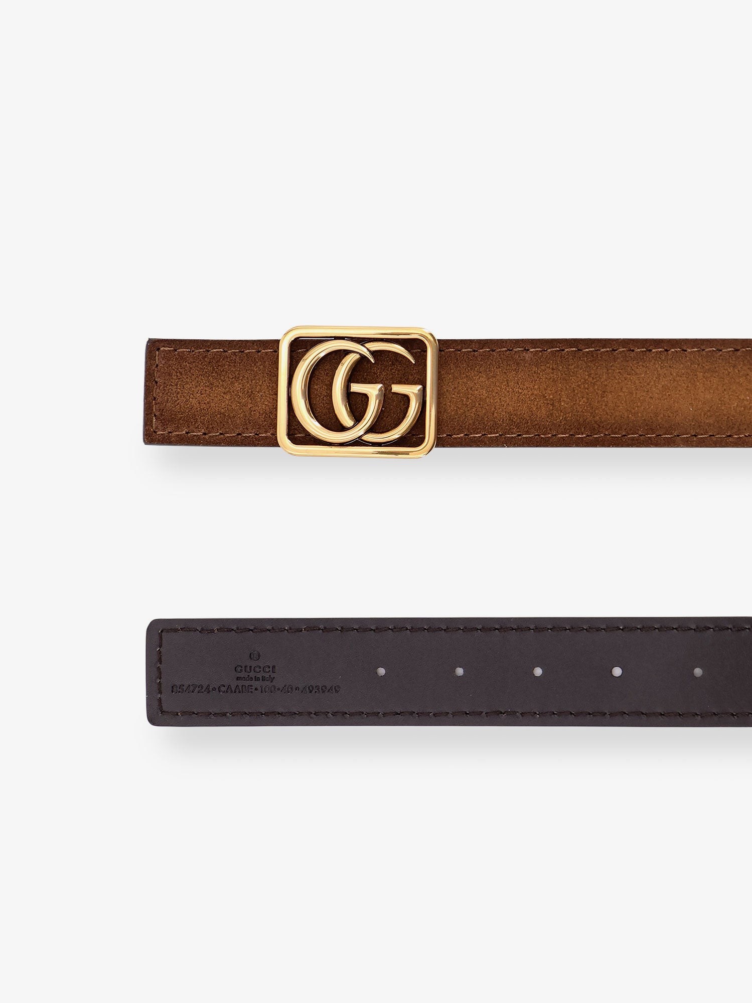Reversible leather belt - Image 3