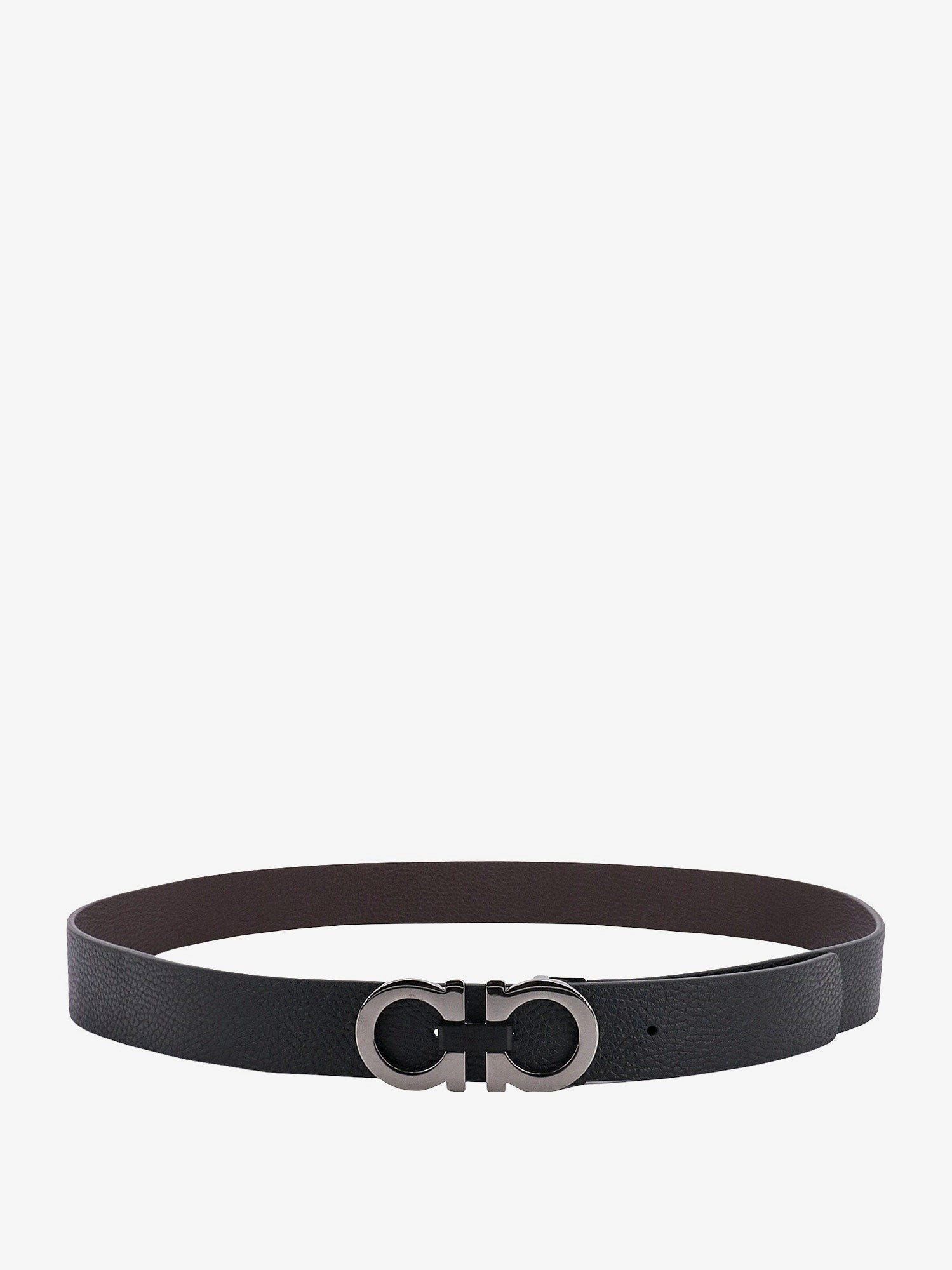 Reversible leather belt