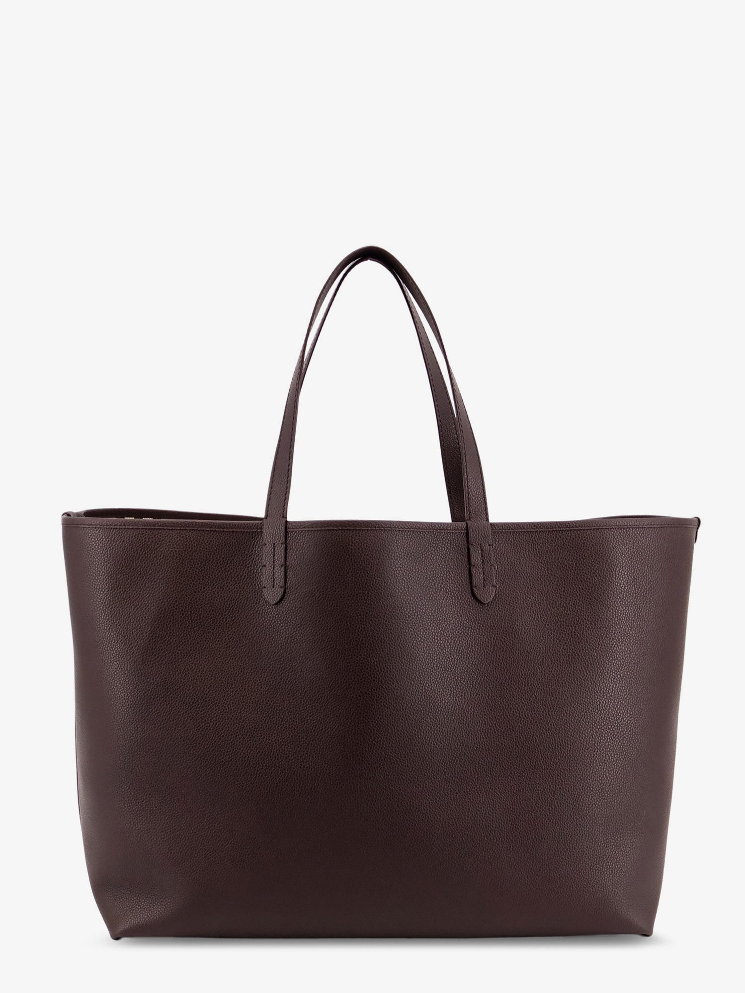 Reversible shopping bag with check pattern - Image 3