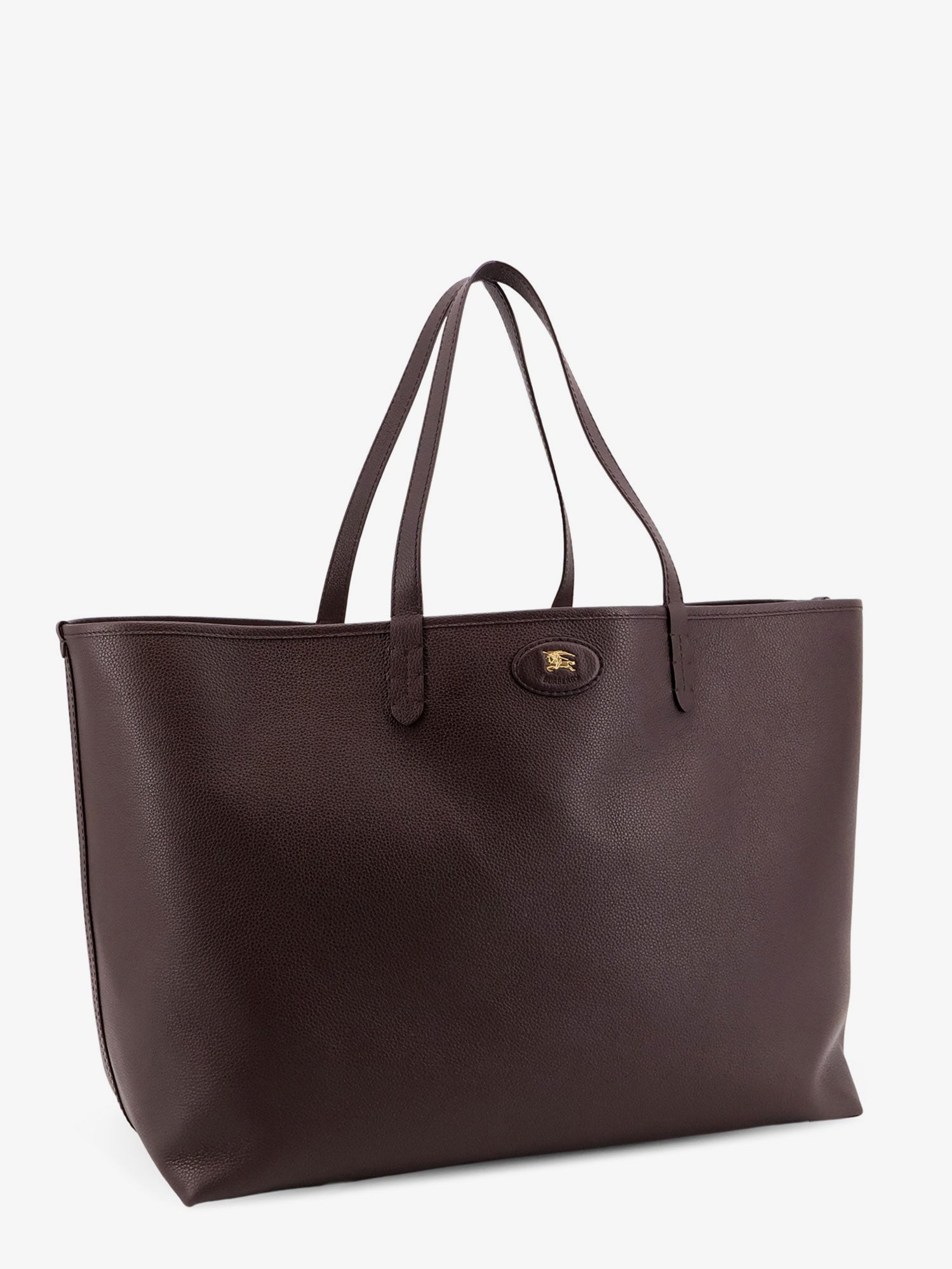 Reversible shopping bag with check pattern - Image 4