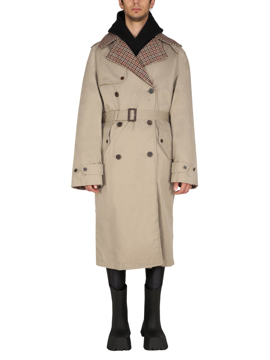 REVERSIBLE TRENCH COAT
