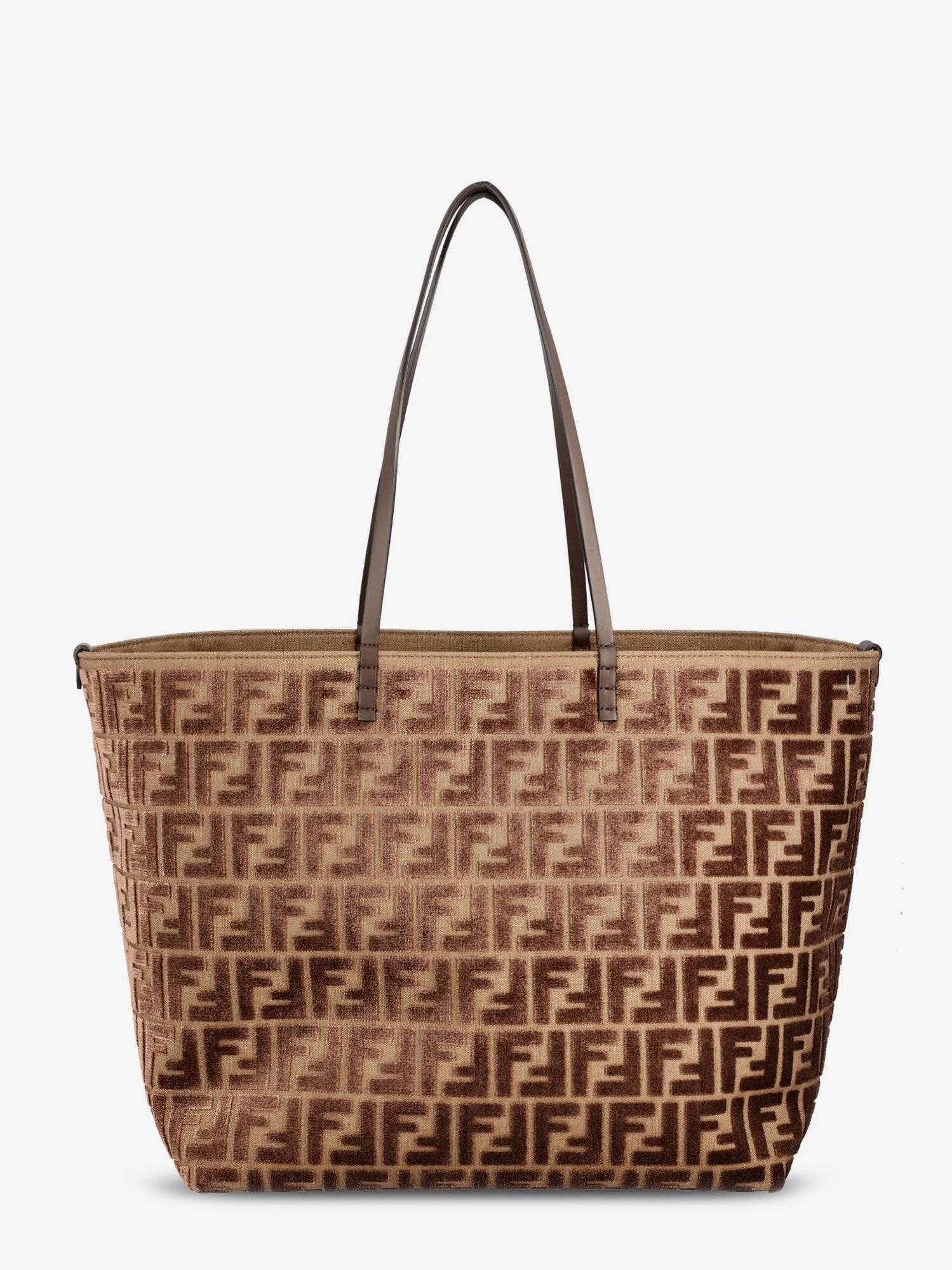 Roll Large FF jacquard fabric shopping bag