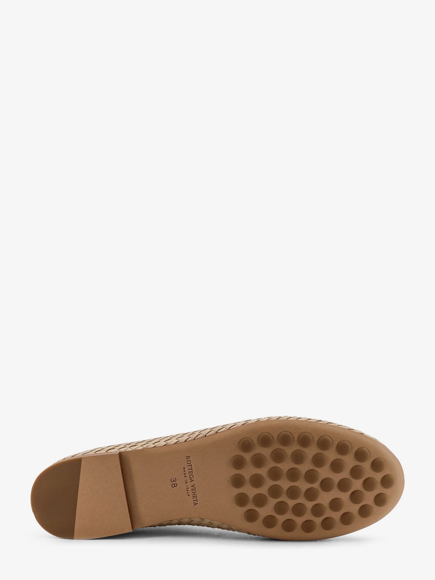 Rosa Flat leather ballerinas with Intrecciato motif - Image 4